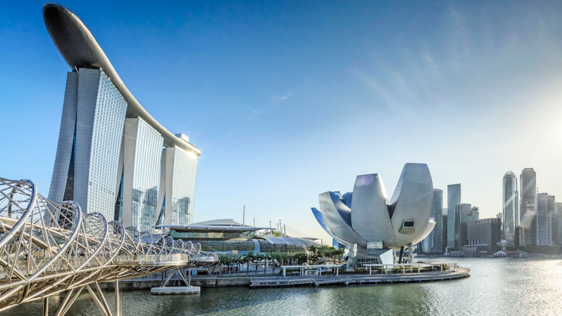 Komm an Land: Panoramafahrt durch Singapur