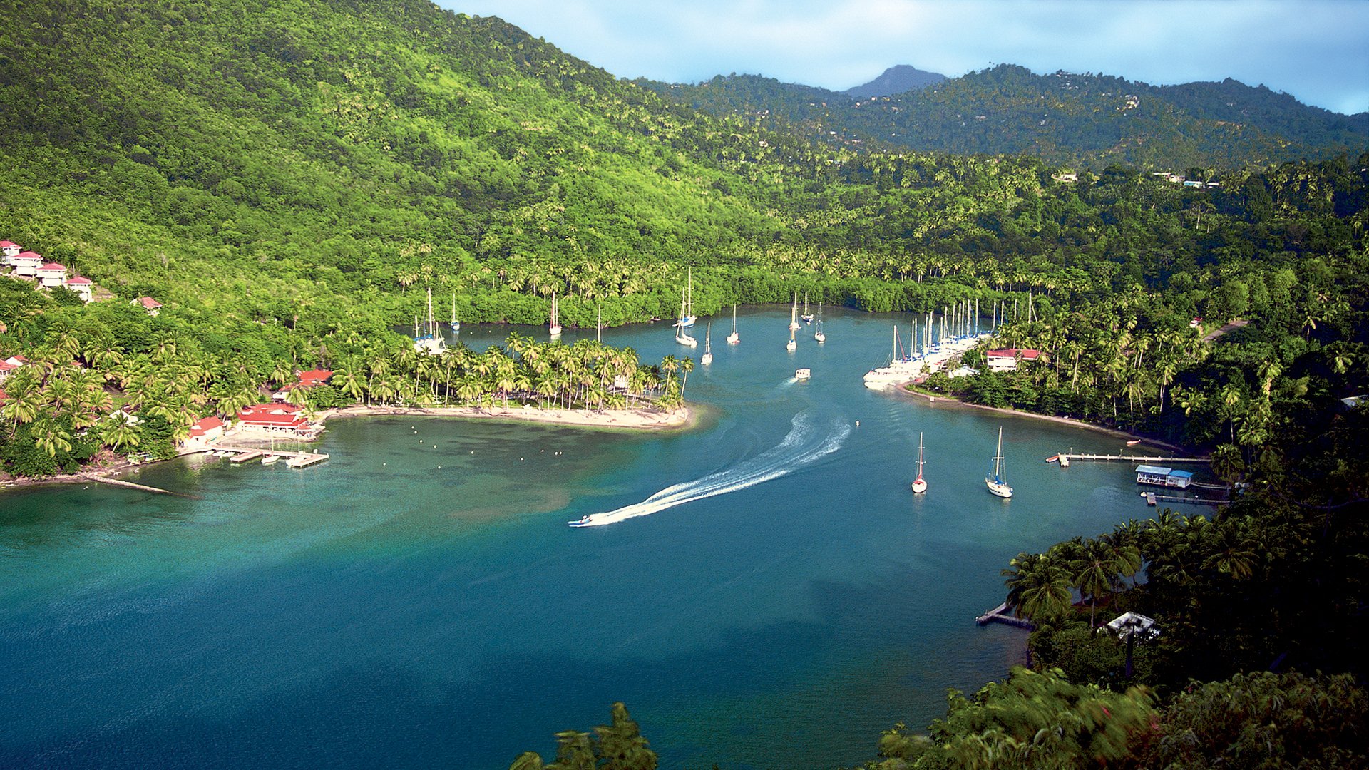 Kajaktour in der Marigot Bay