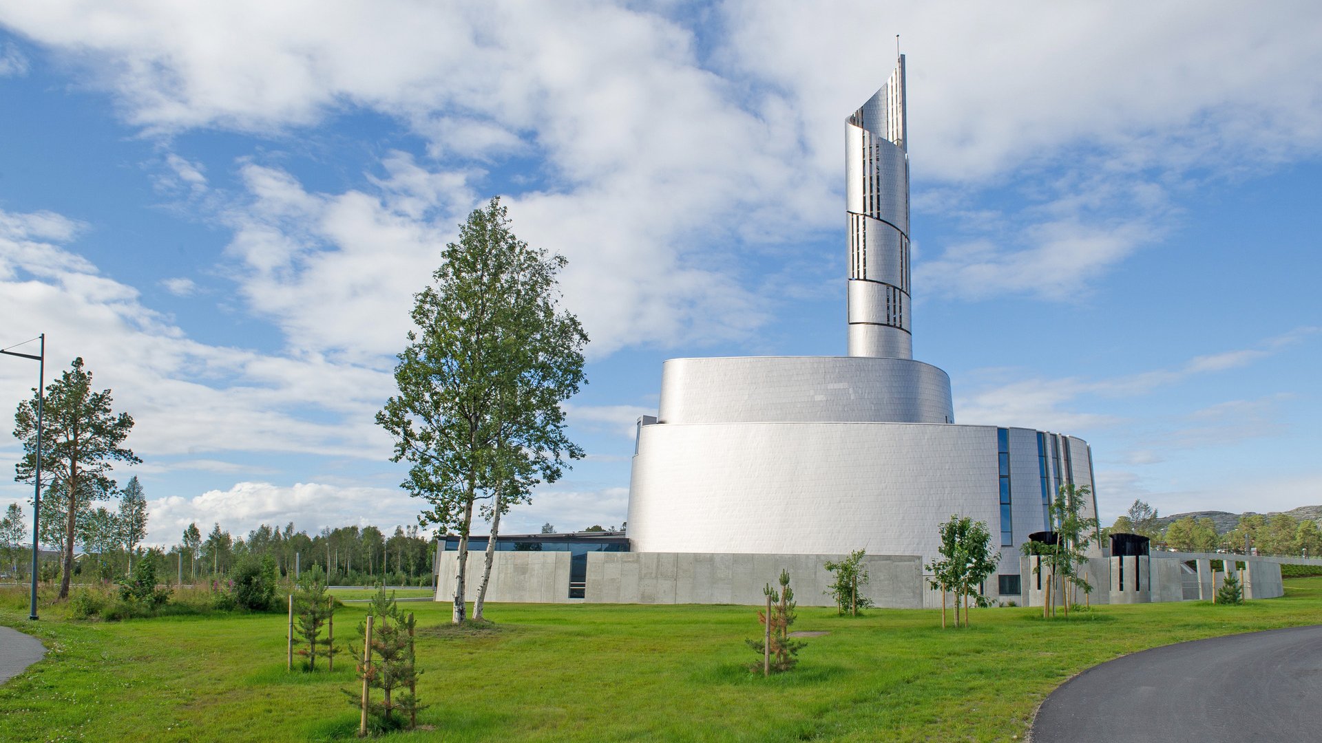 the Northern lights cathedral, Alta, Norway 