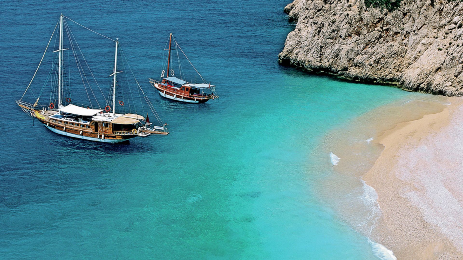 Entspannen am Strand der Tükischen Riviera