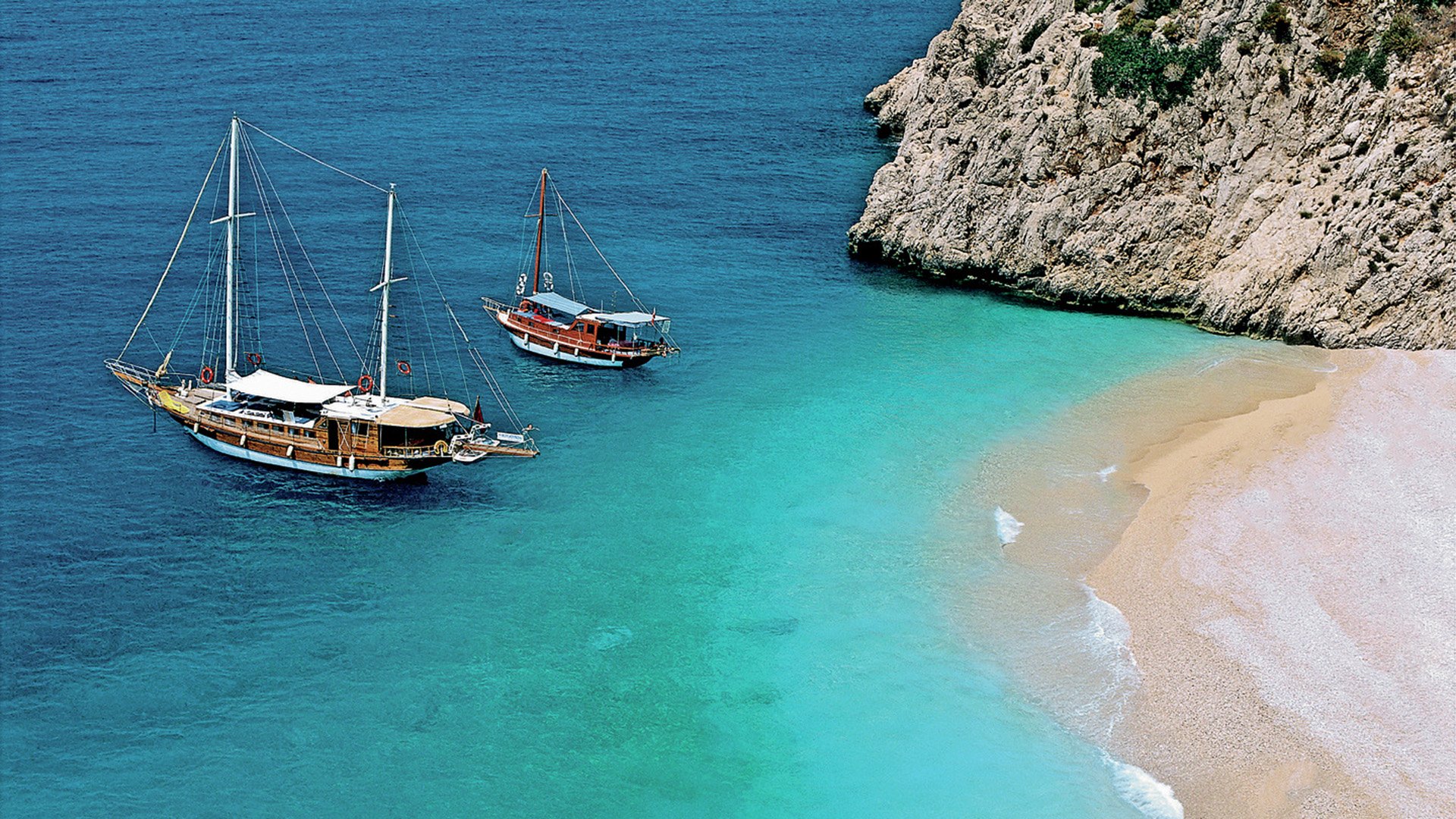 Entspannen am Strand der Tükischen Riviera