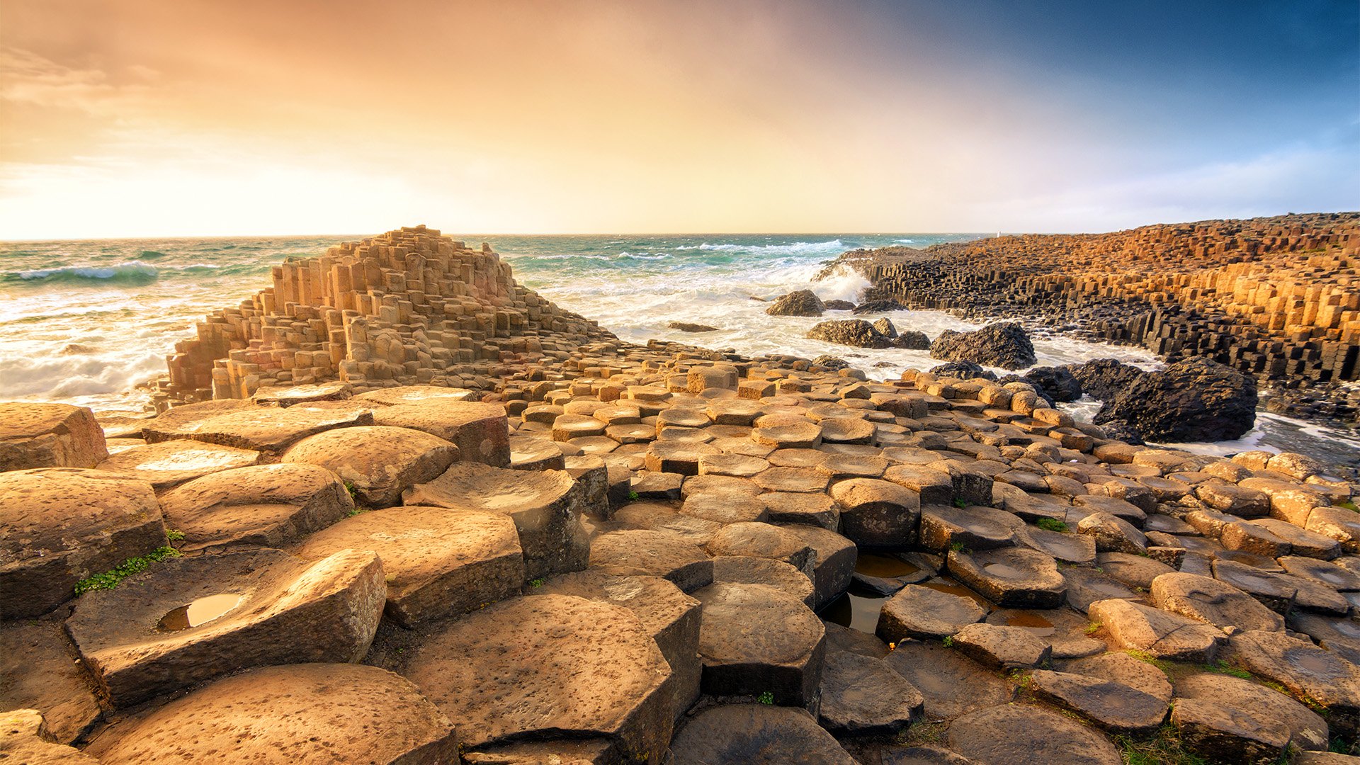 Spektakulärer Giant’s Causeway und Küste von Antrim