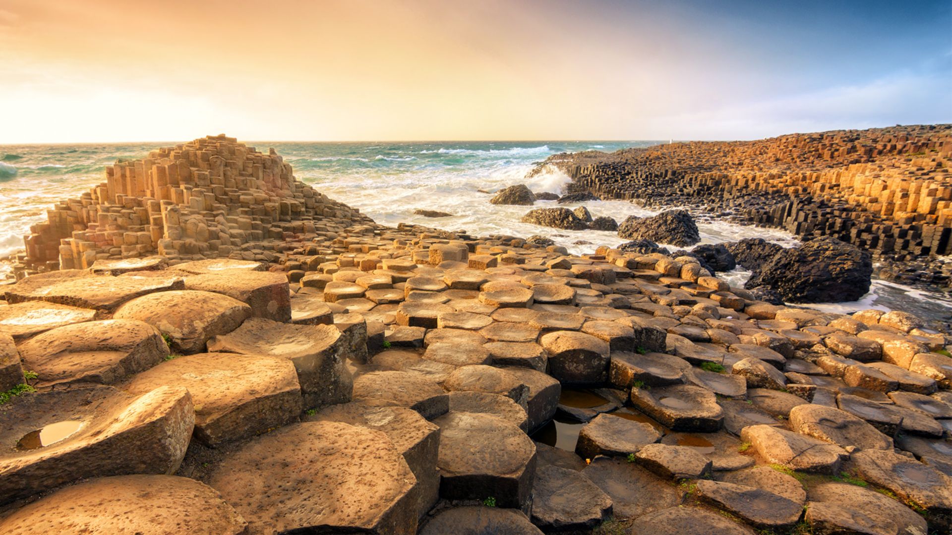 Spektakulärer Giant’s Causeway und Küste von Antrim