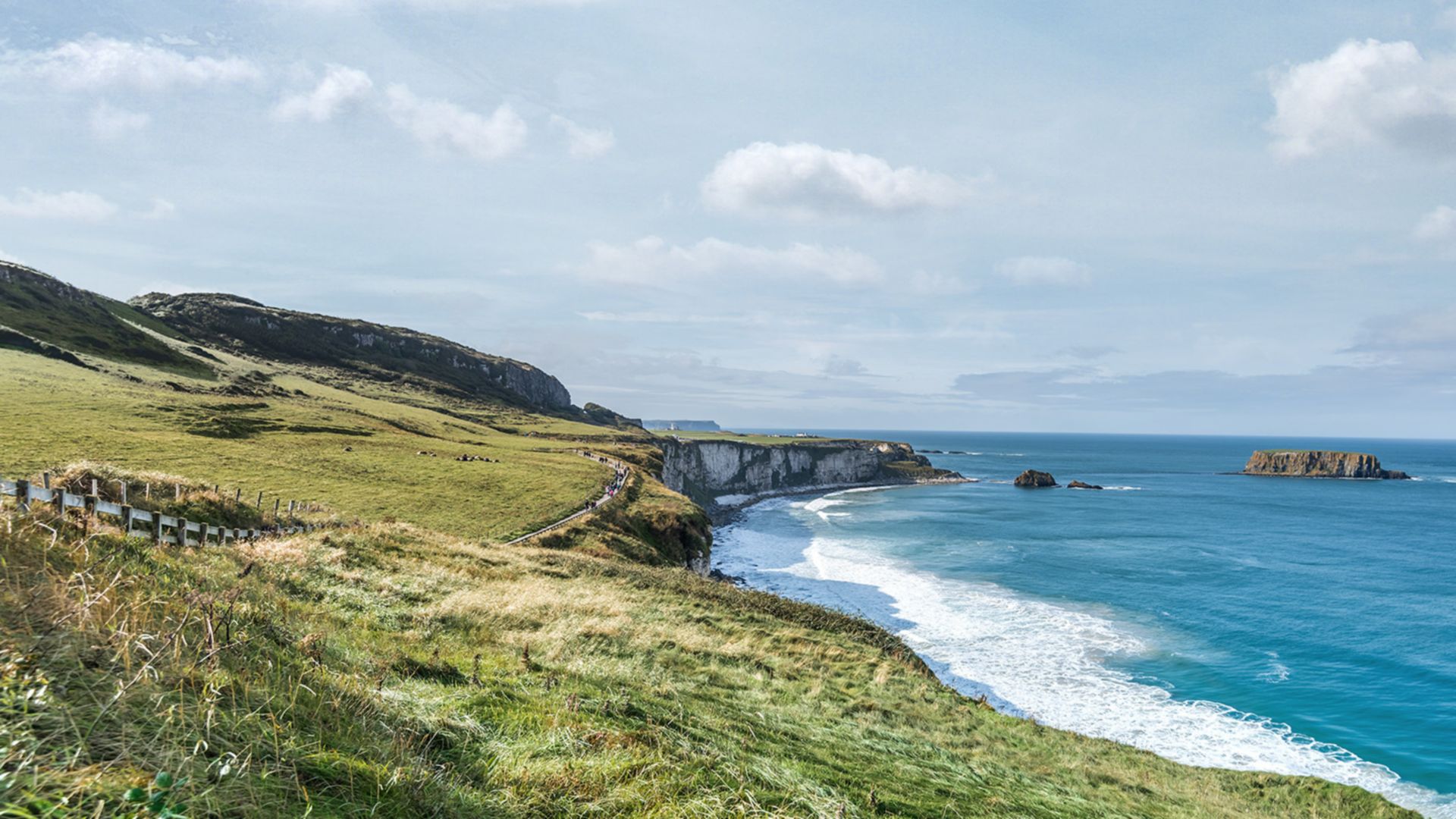Landschaftsfahrt über die malerische Ards Peninsula