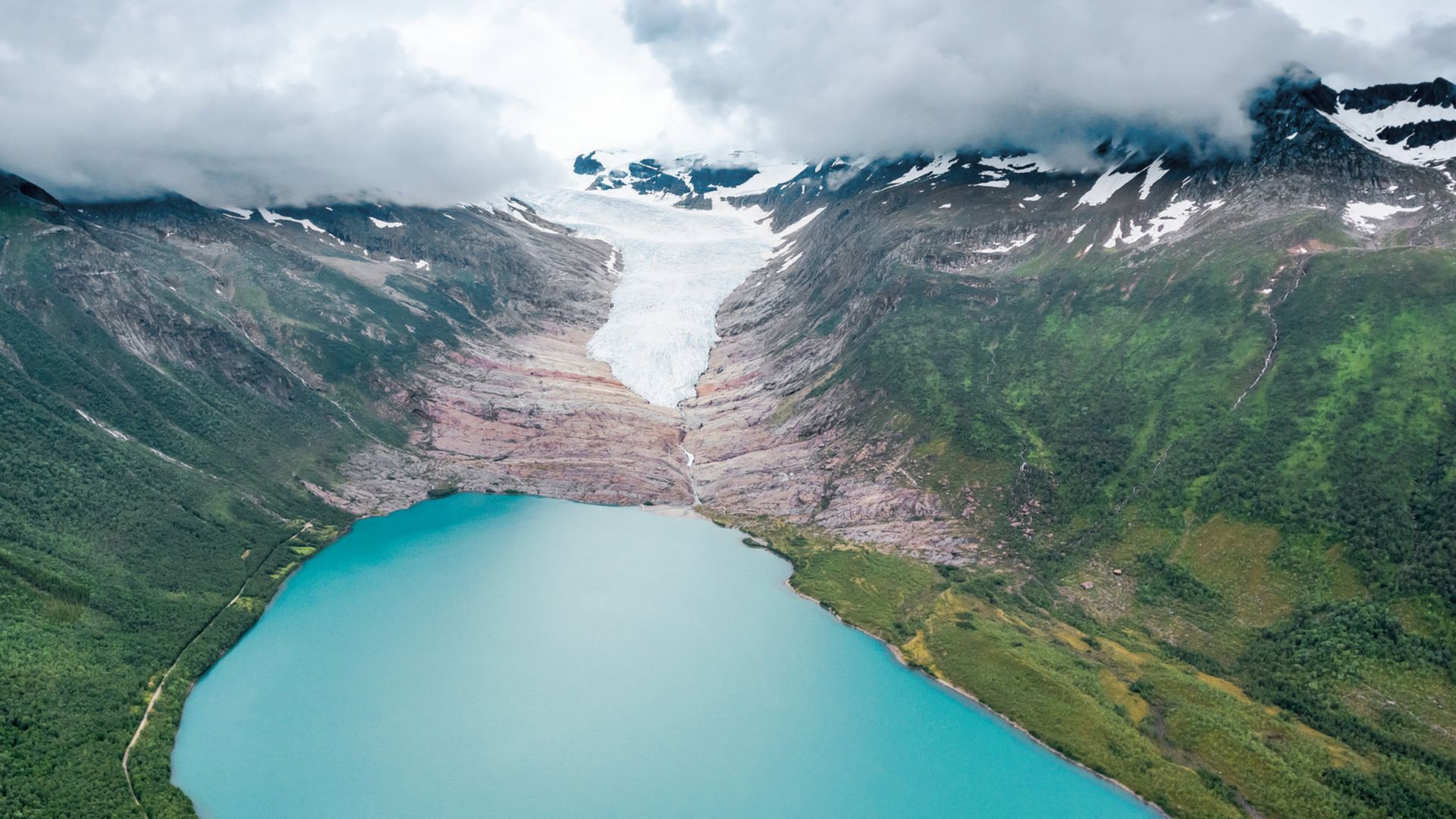 "Schwarzeis-Gletscher" Svartisen