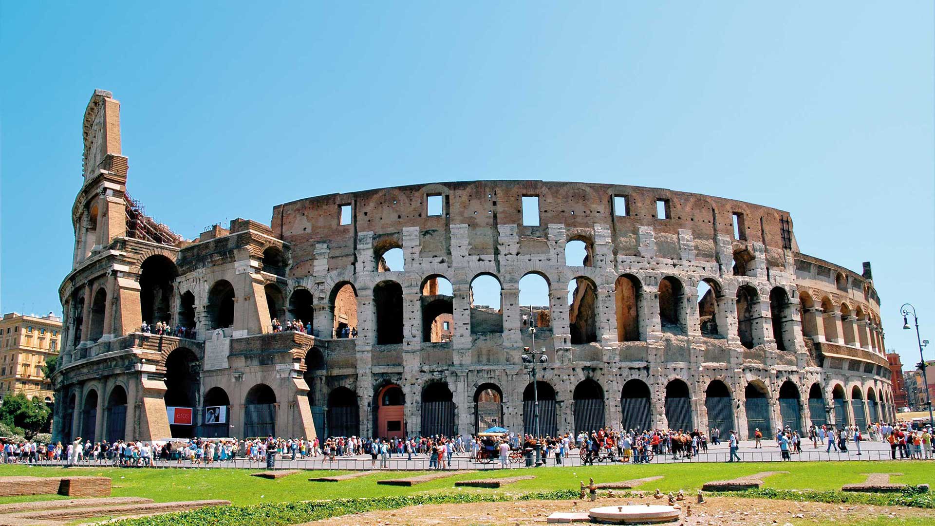 Highlights von Rom mit Kolosseum (Außen) und Petersdom