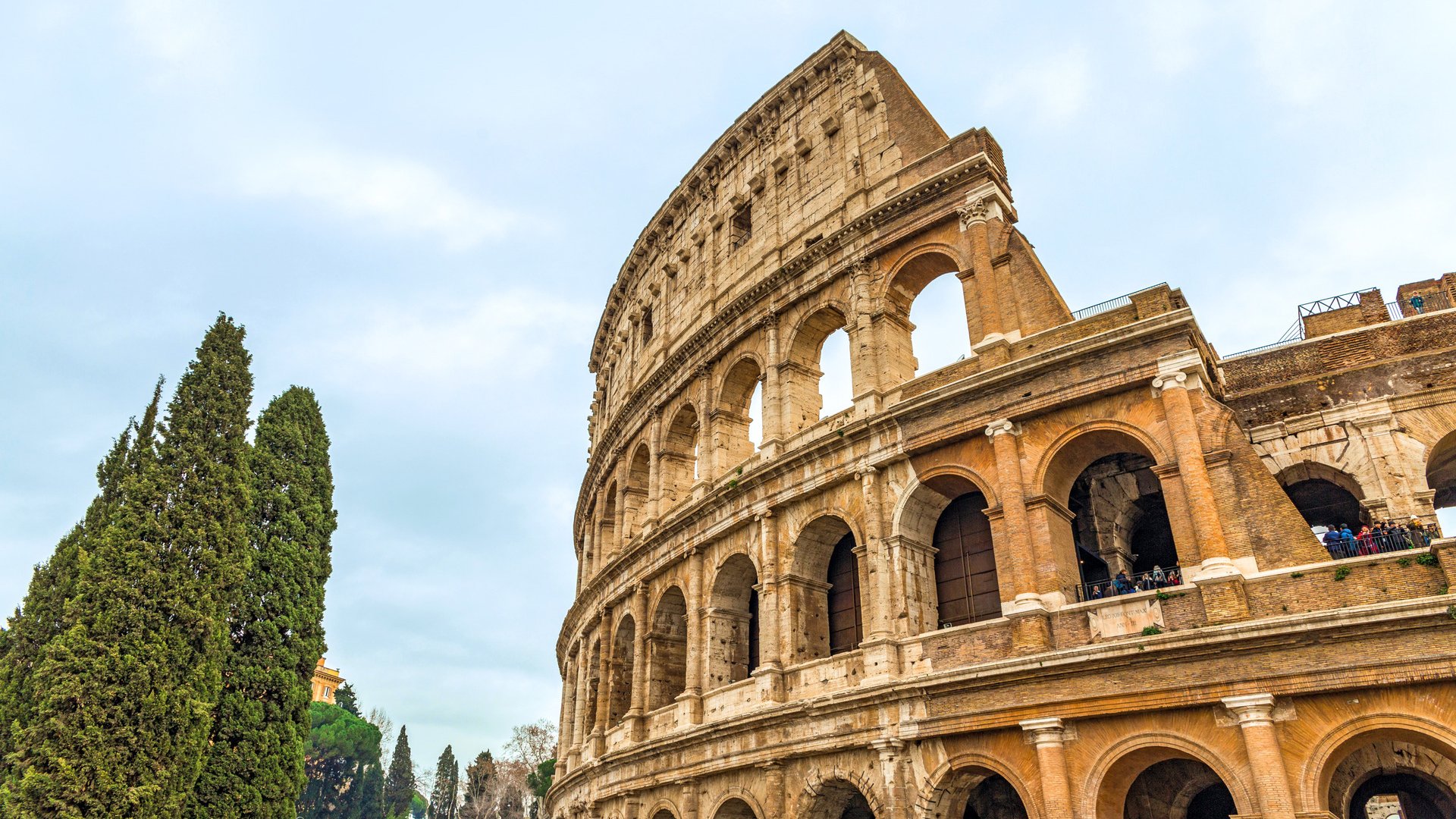 Rom zu Fuß und Kolosseum (Außenbesichtigung)