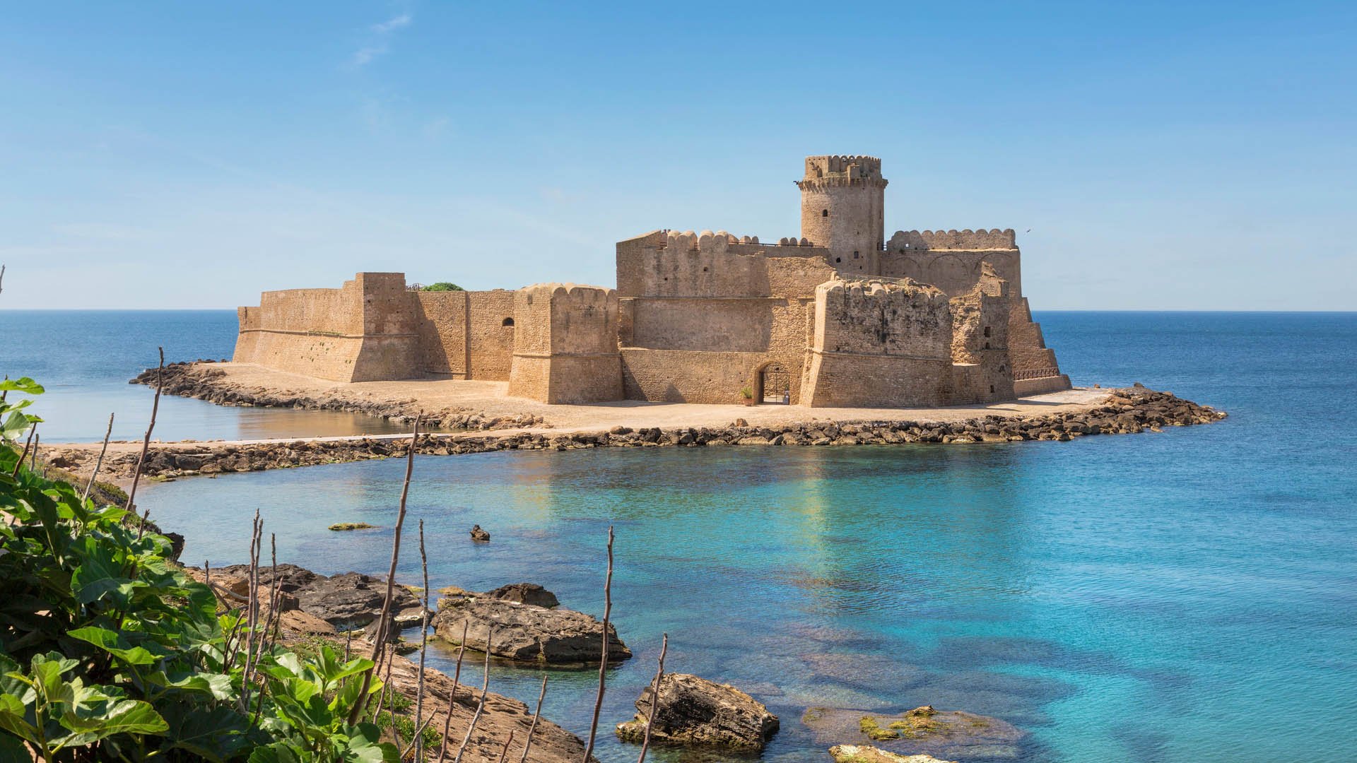 Le Castella at Capo Rizzuto, Calabria, Italy