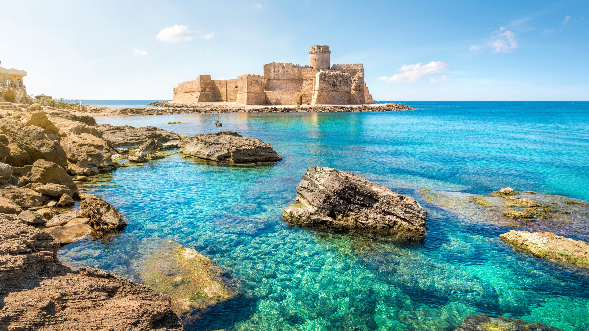 Le Castella at Capo Rizzuto, Calabria, Italy