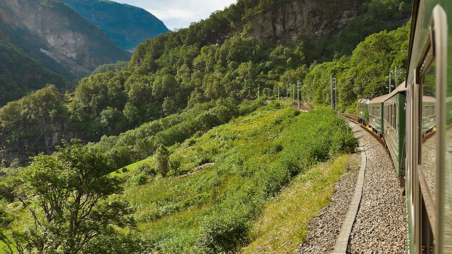 Train in Flam - Norway