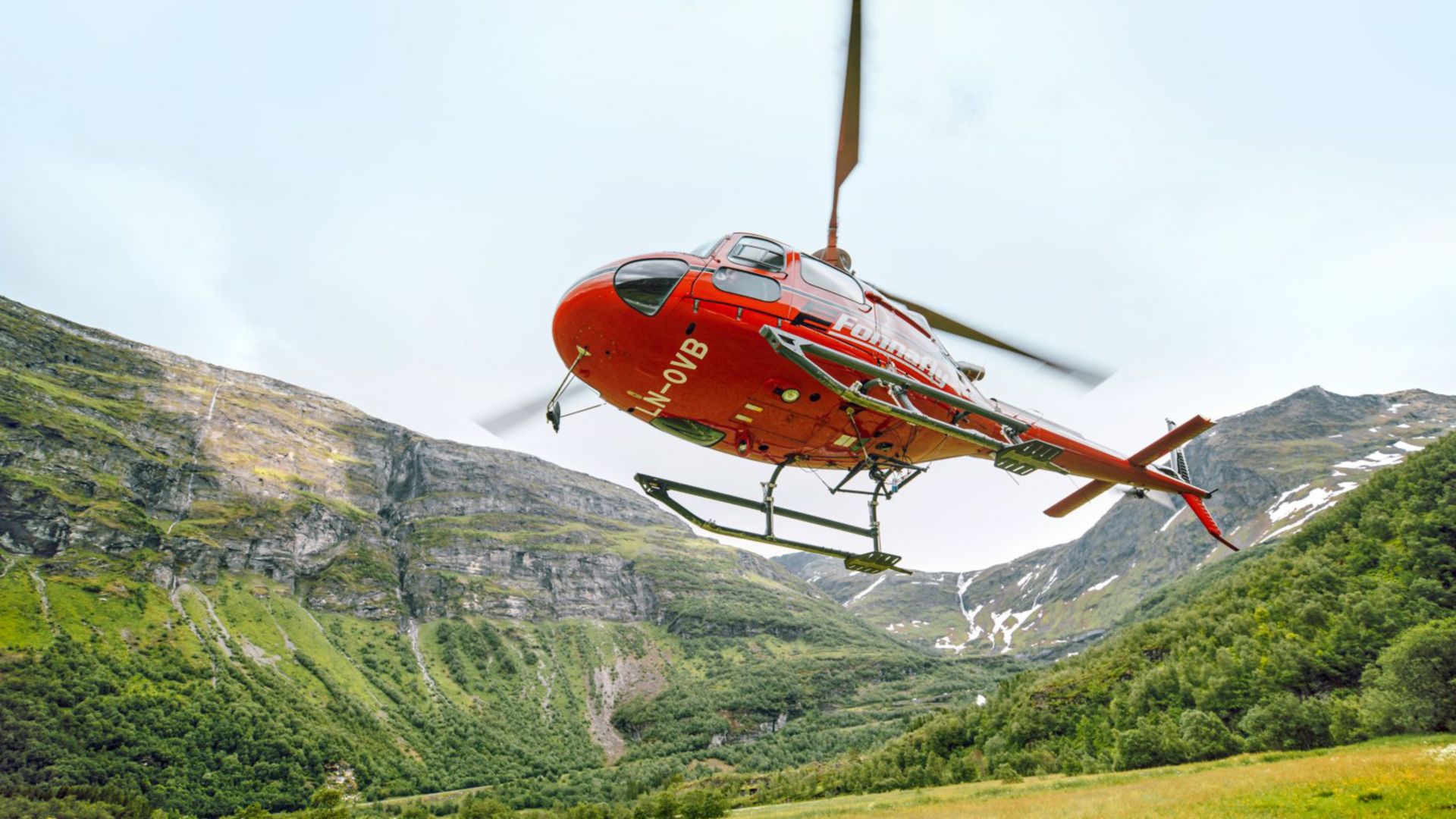 Geirangerfjord aus der Vogelperspektive