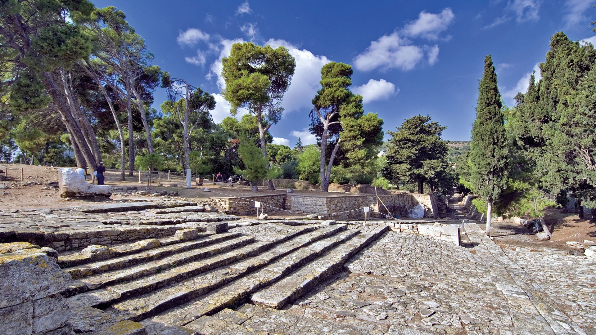 Knossos und Weinanbaugebiet