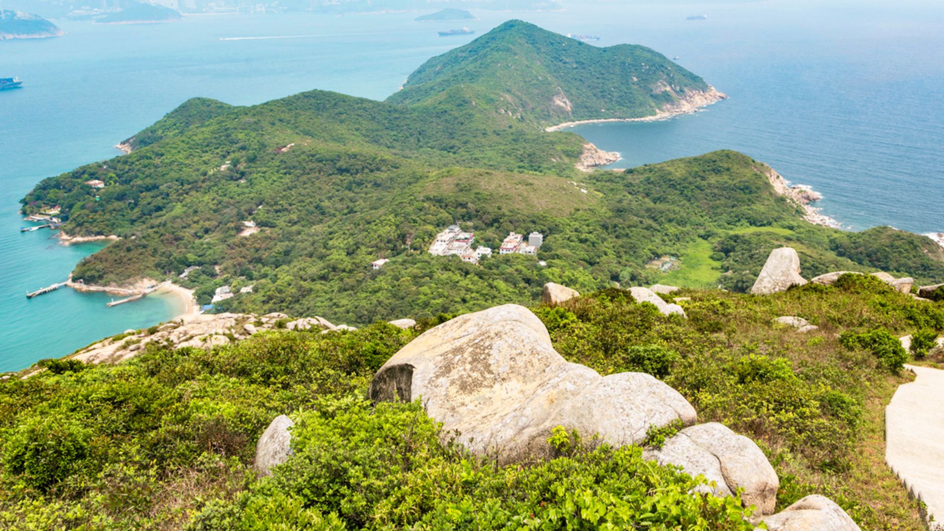 Leichte Wanderung auf Lamma Island