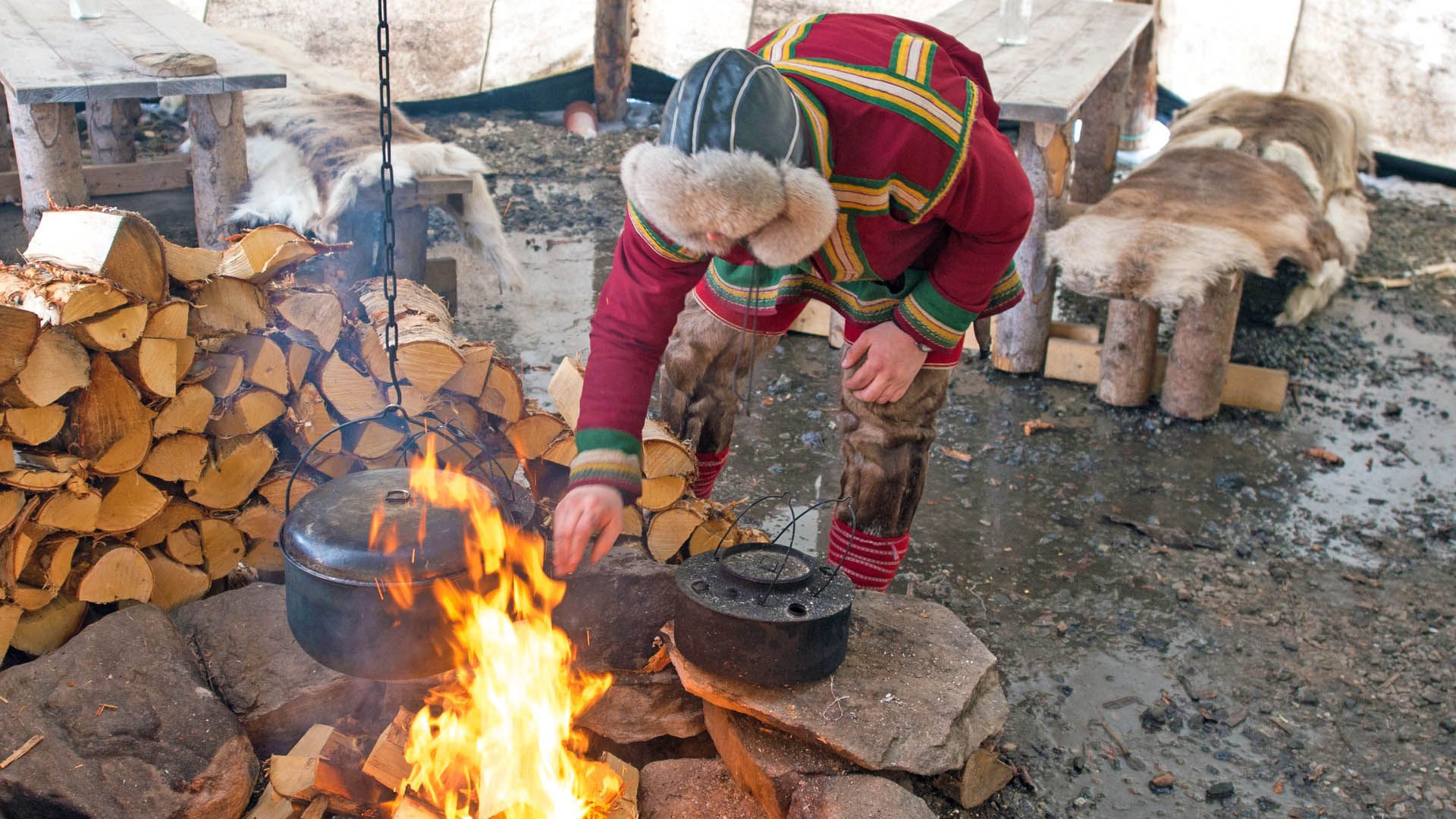 Typisch Lappland: Besuch im Sami-Camp