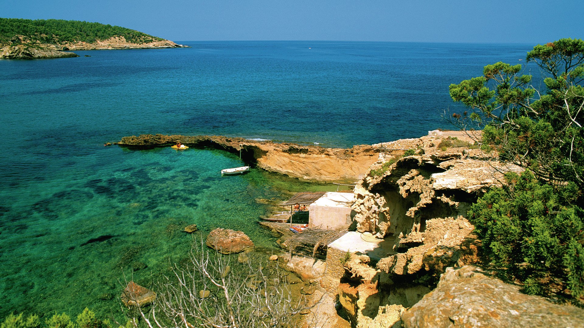 Spain The Balearics Ibiza Cala Xarraca Spain