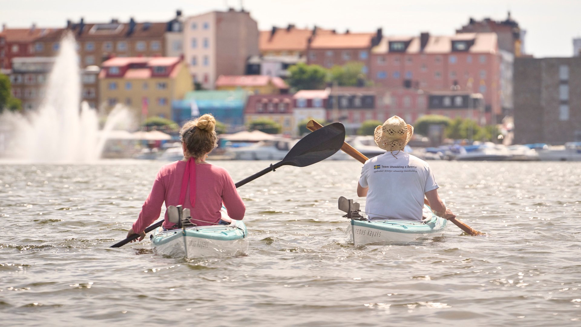 Karlskrona mit dem Kayak