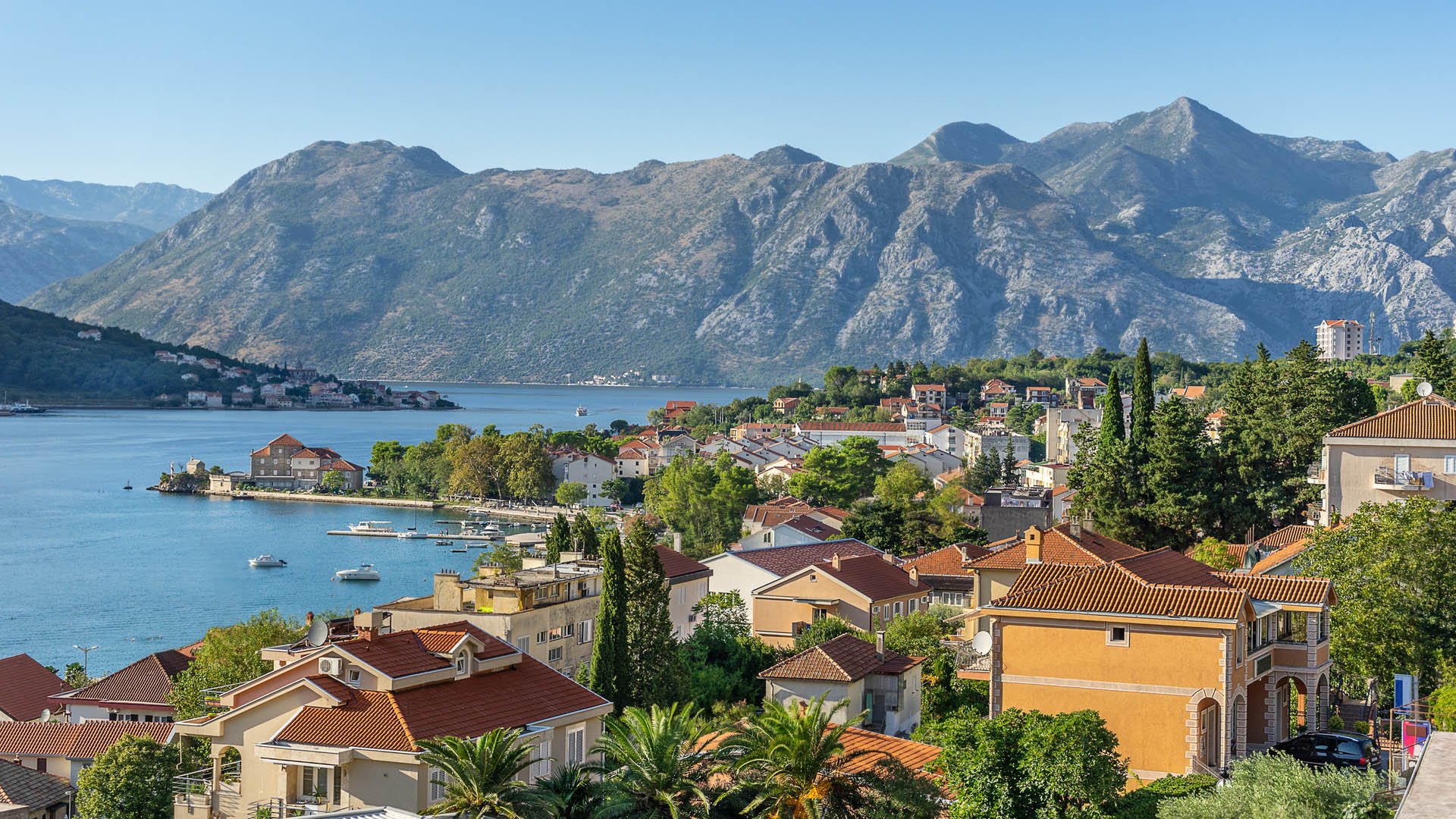 Kotor in Kotor Bay Montenegro