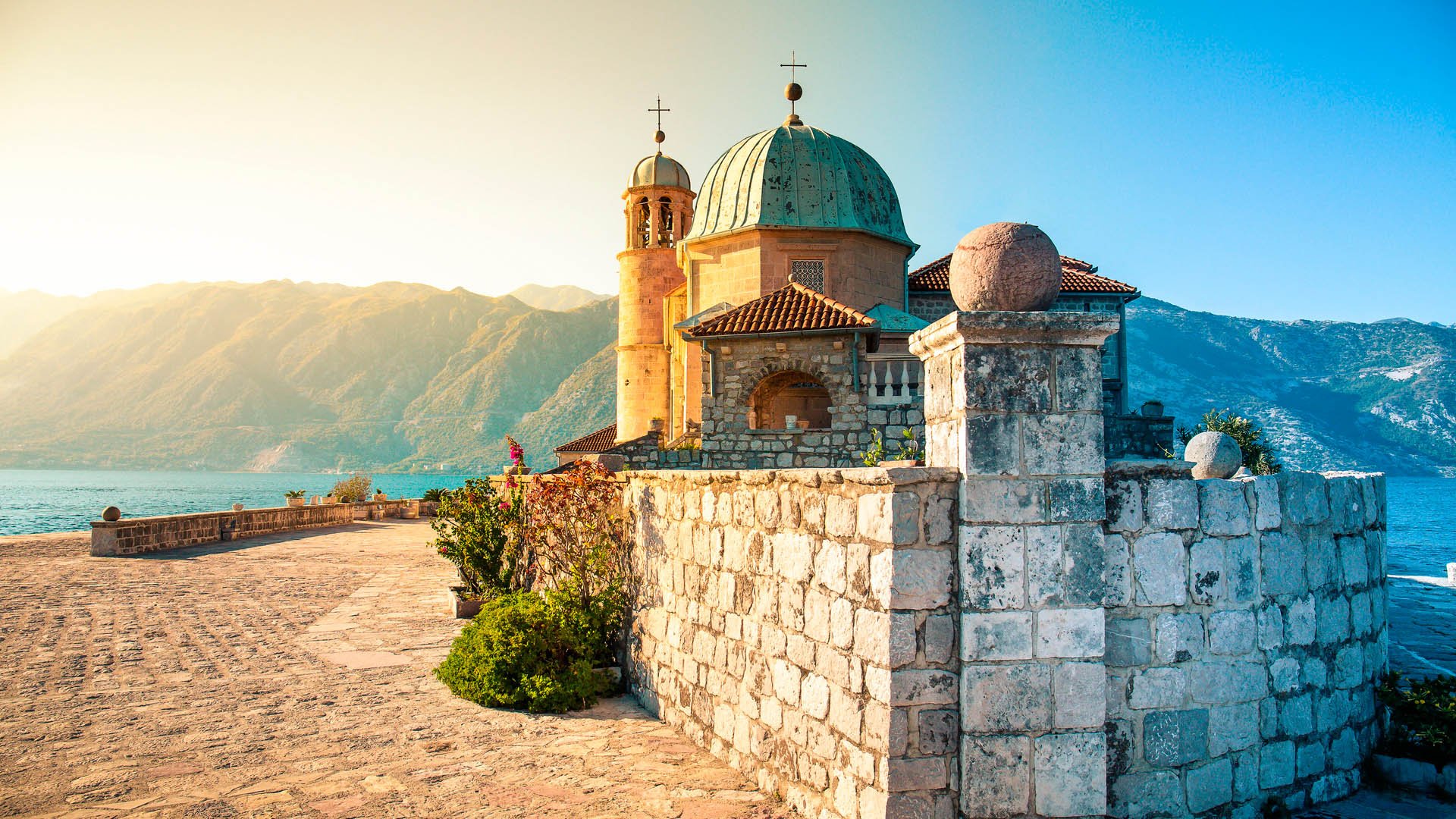 Island of Our Lady of the Rocks. Perast, Montenegro