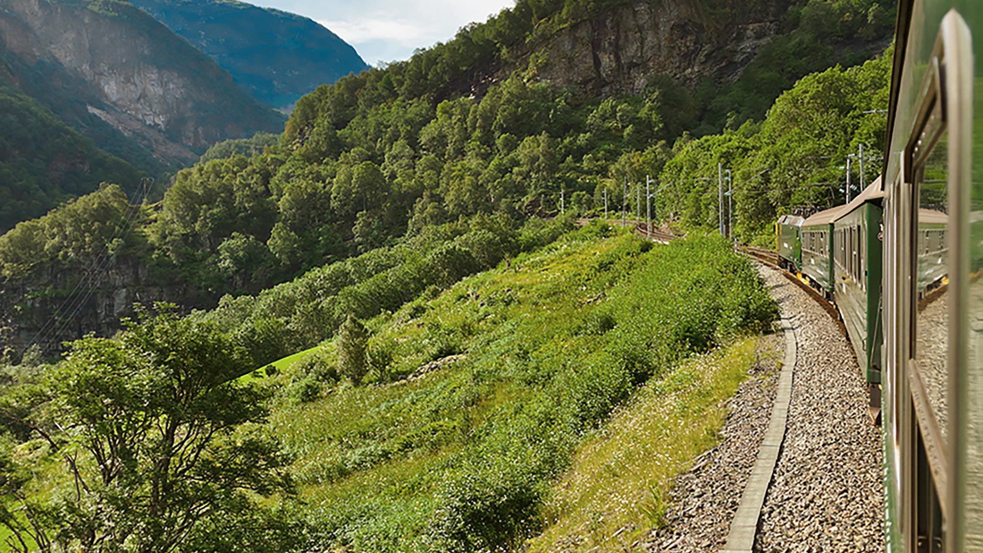 Train in Flam - Norway