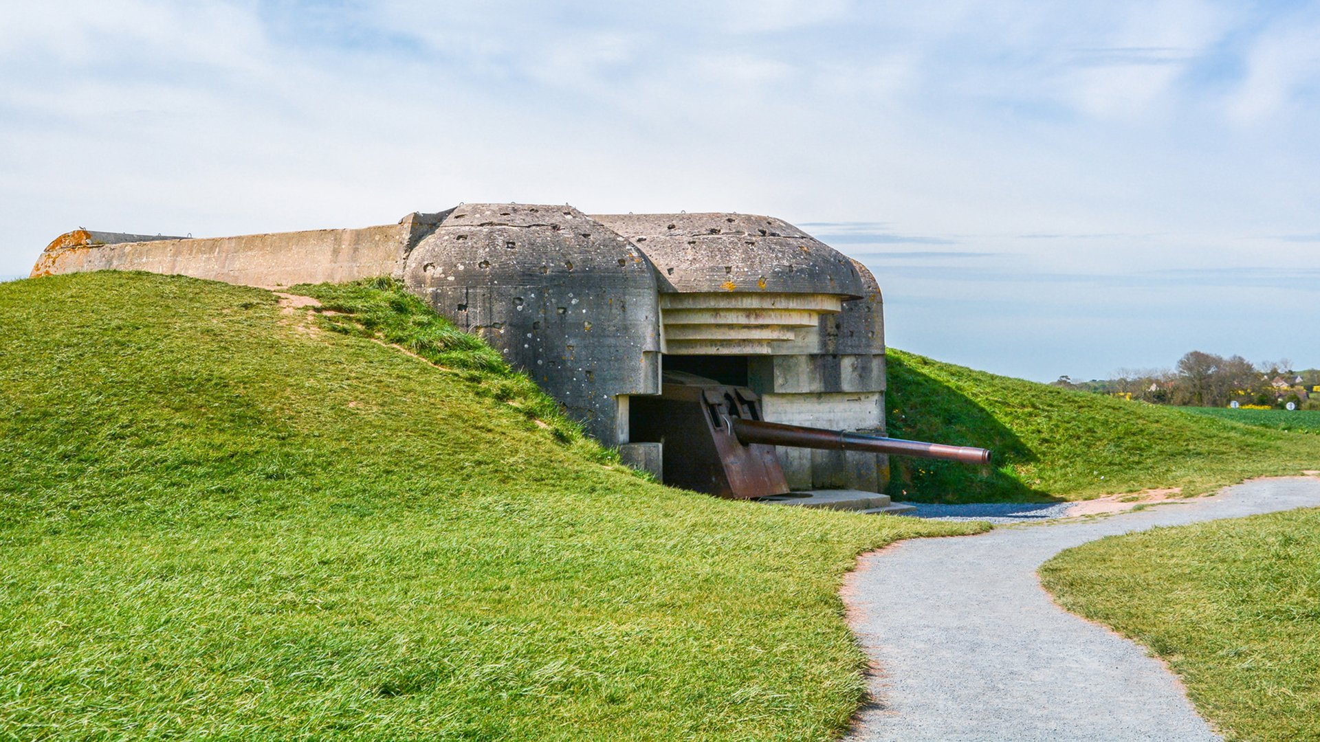 Longues sur Mer battery, Normandy, France