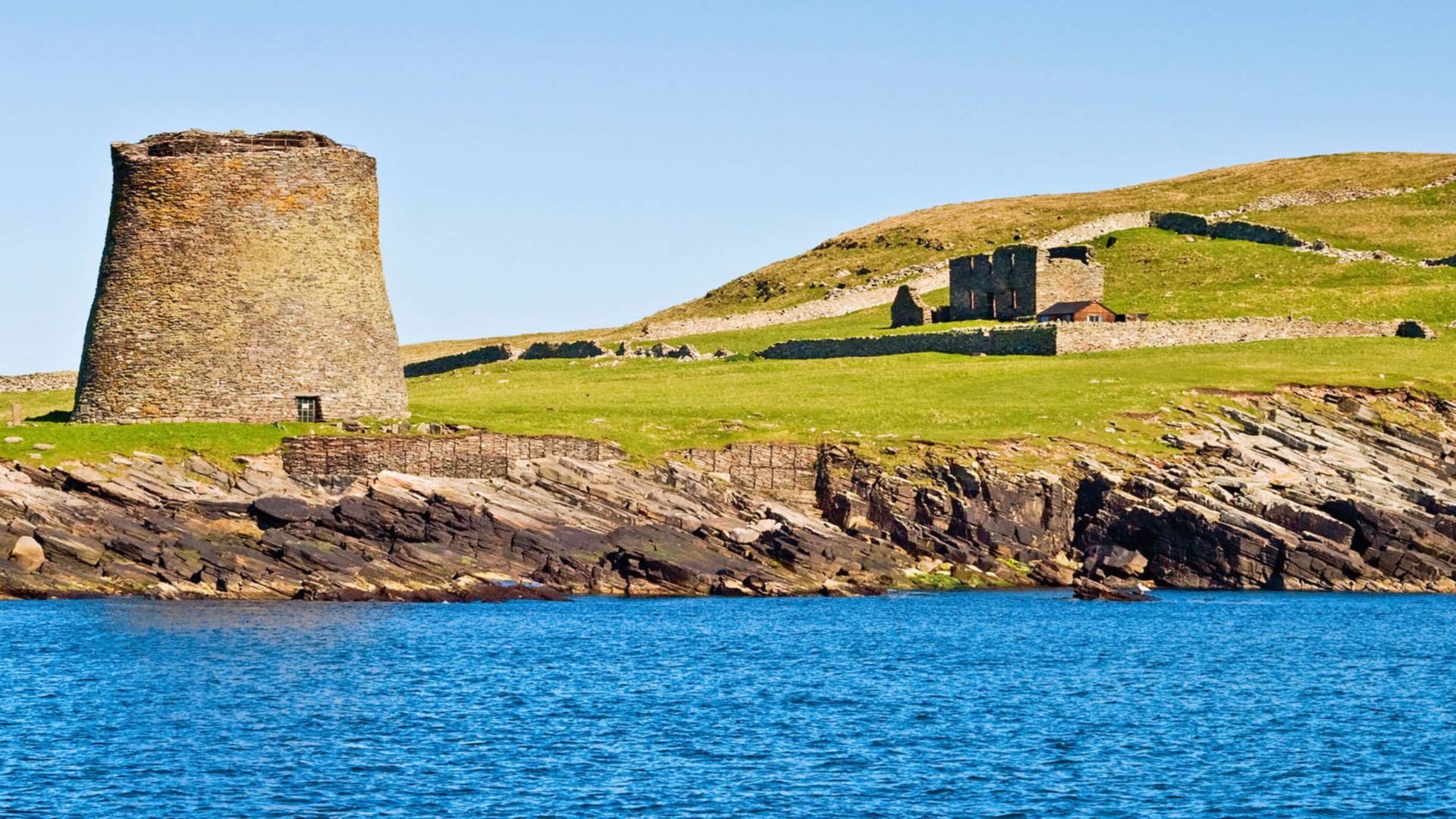 Mousa Broch und Shetlands unberührte Natur