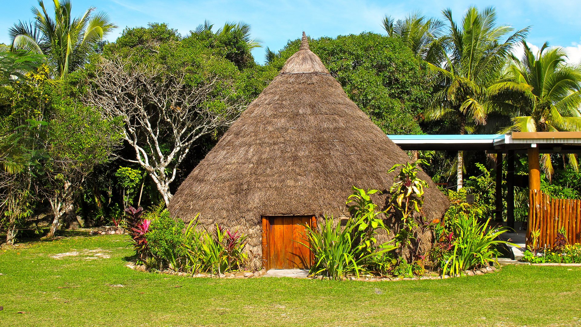 A Random unidentifiable house in Lifou, near New Caledonia