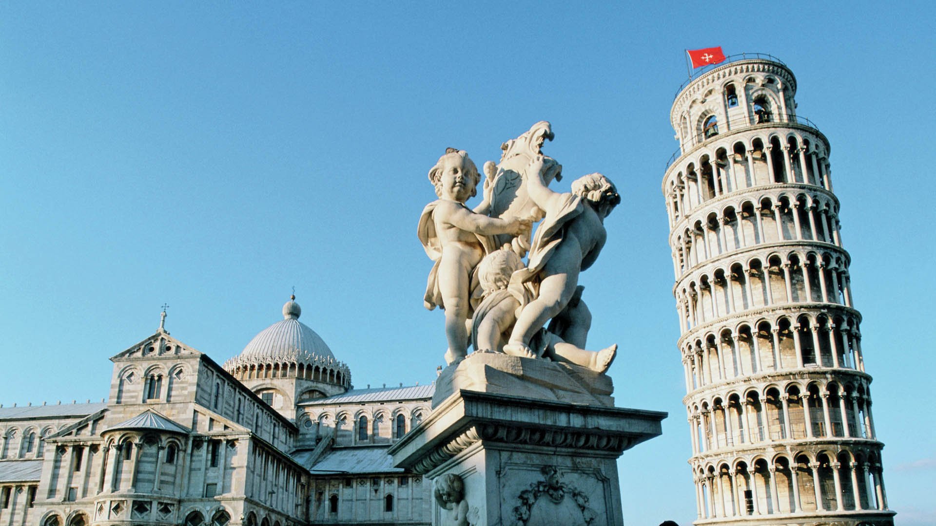 Monument and Leaning Tower, Pisa, Italy