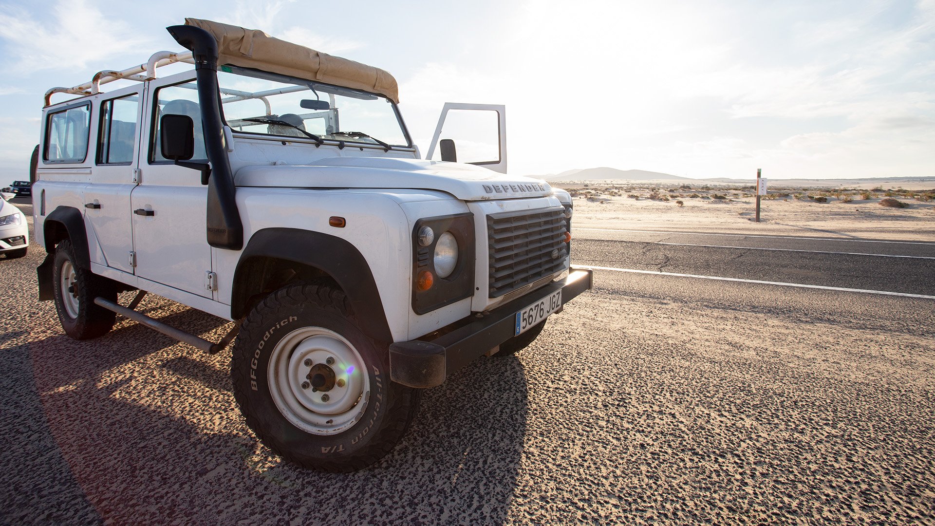Abendliche Fahrt im 4x4 zur Westküste