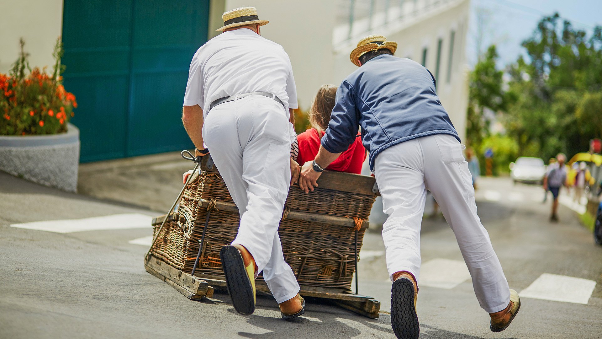 Funchal und Korbschlitten