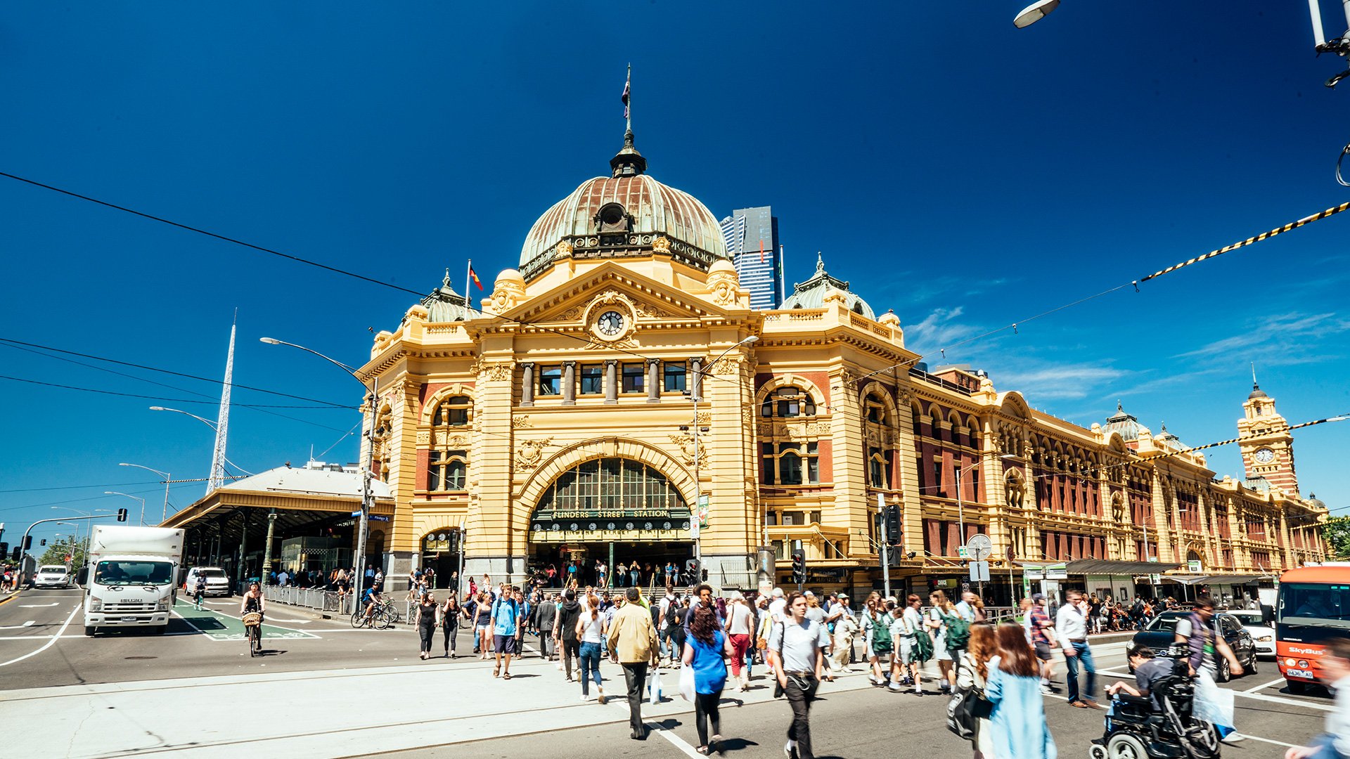 Spaziergang durch Melbourne
