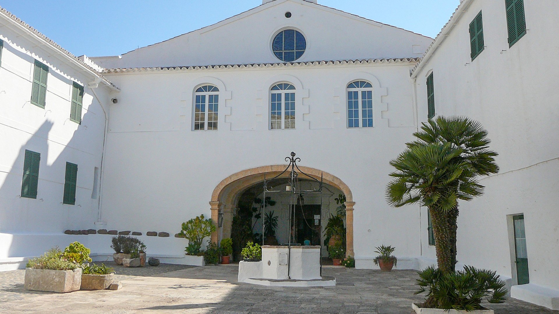 Sanctuary of El Toro aka Monte Toro in Minorca, Spain