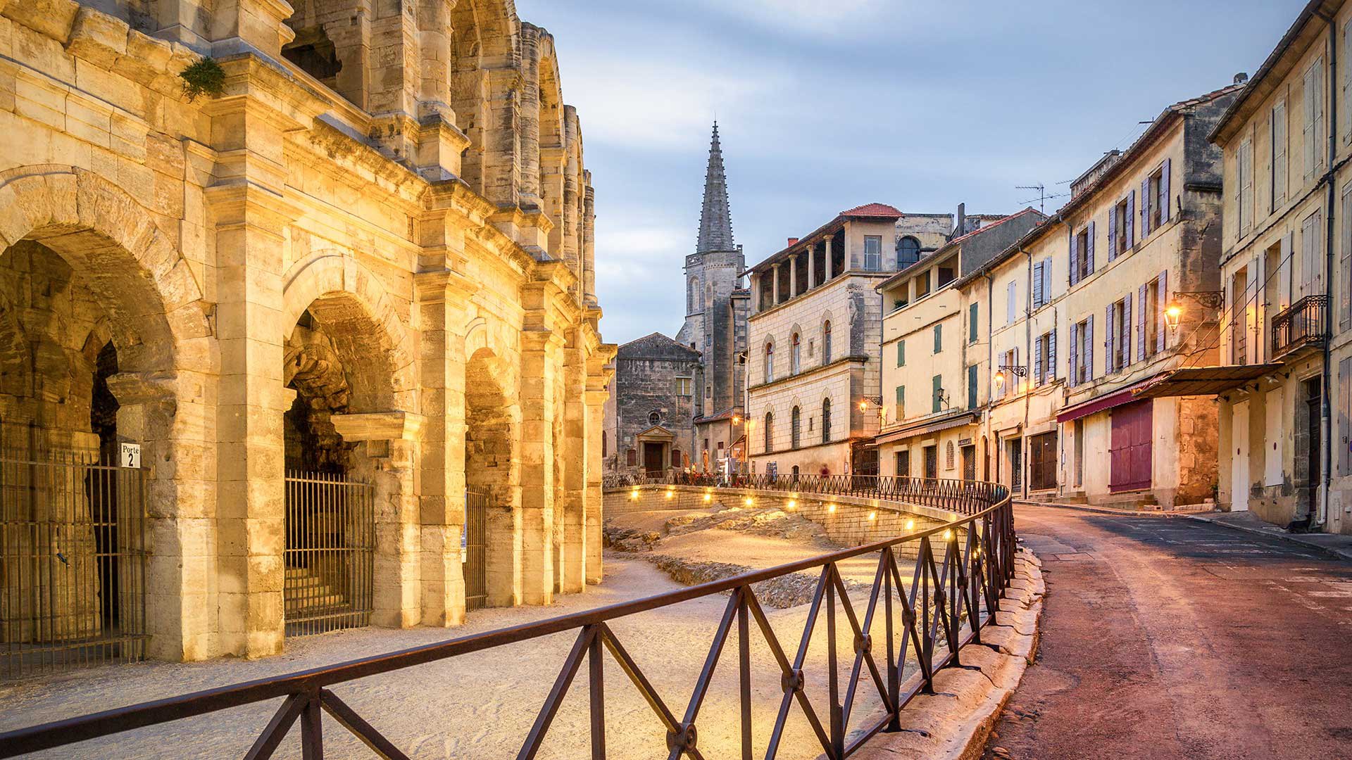 Arles Amphitheatre and Oldt Town, France