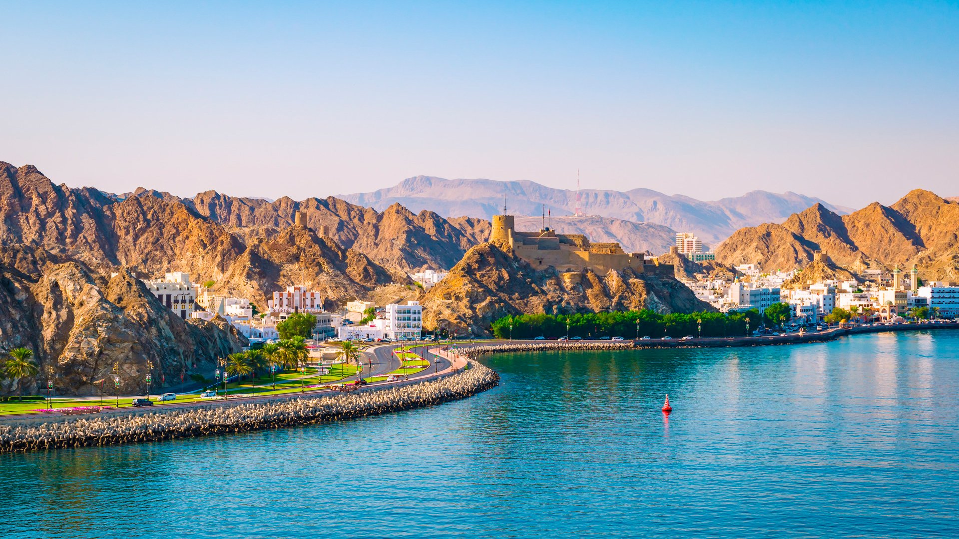Waterfront of Muscat, Oman