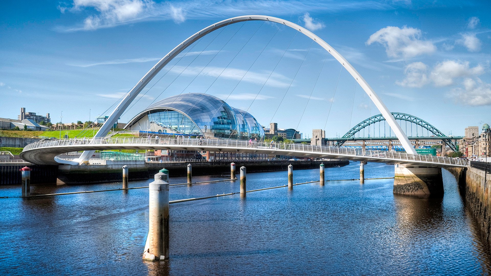 Komm an Land: Panoramafahrt durch Newcastle