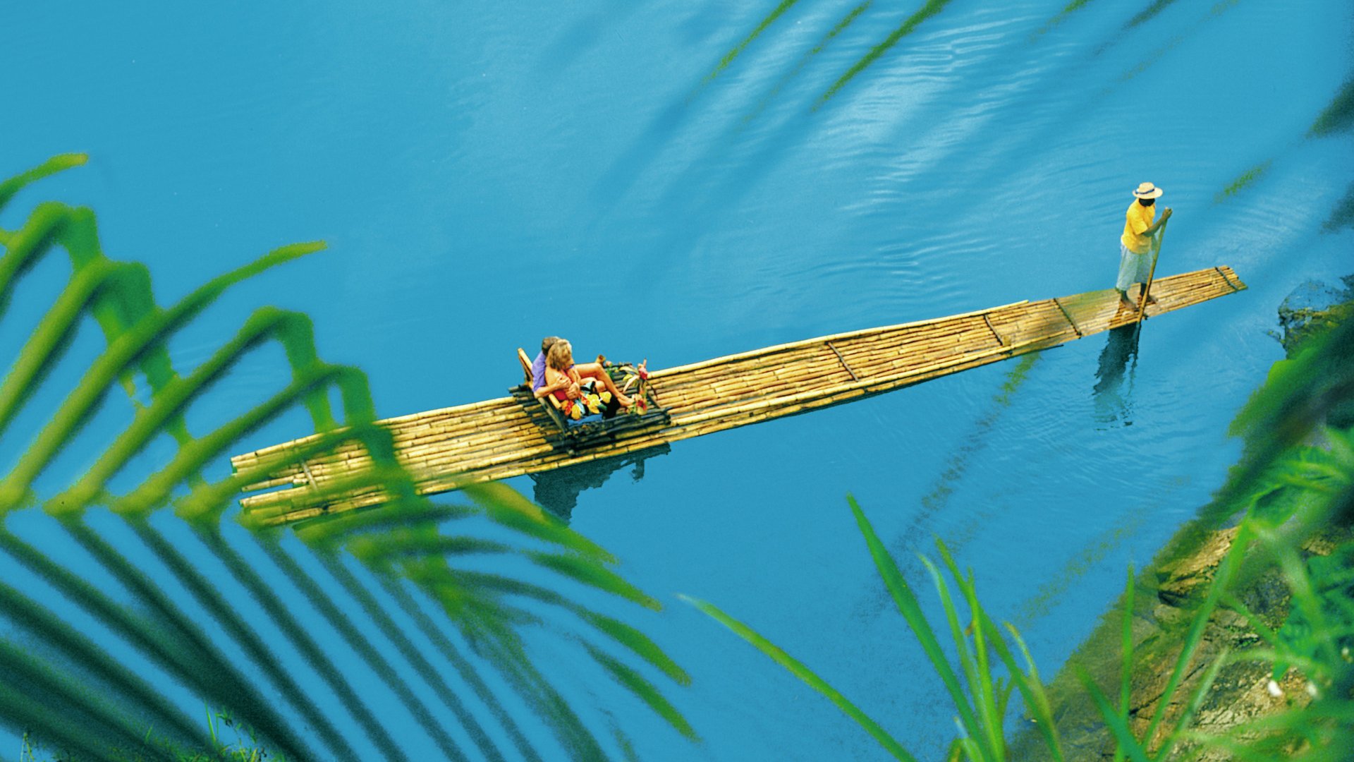 Floßfahrt auf dem Martha Brae River - Doppelfloß