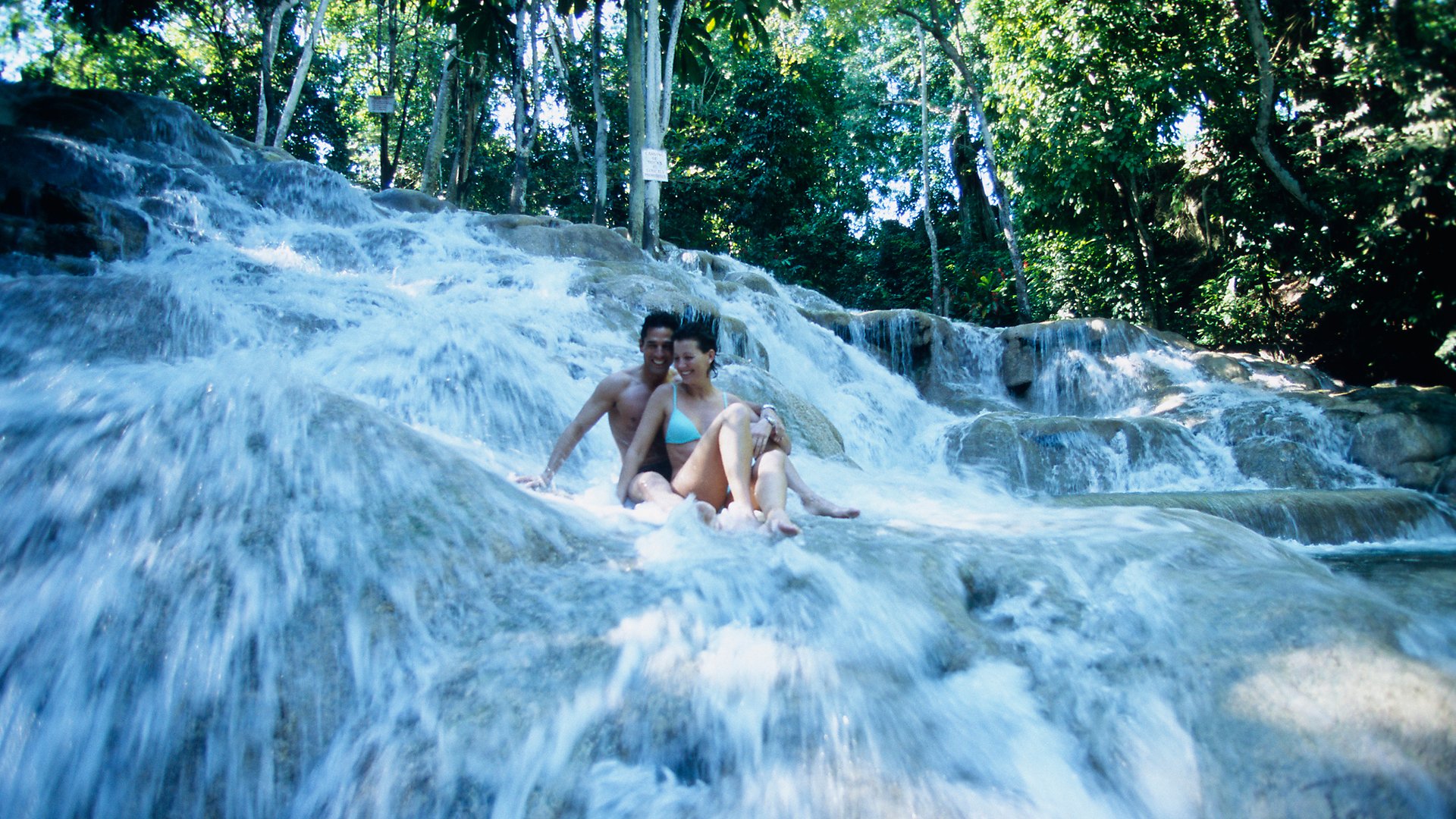 Mit dem Boot zum Strand und den Dunn´s River Falls