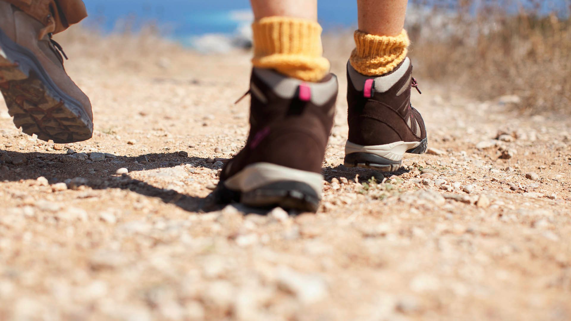 Wanderung auf dem Berg Hoven