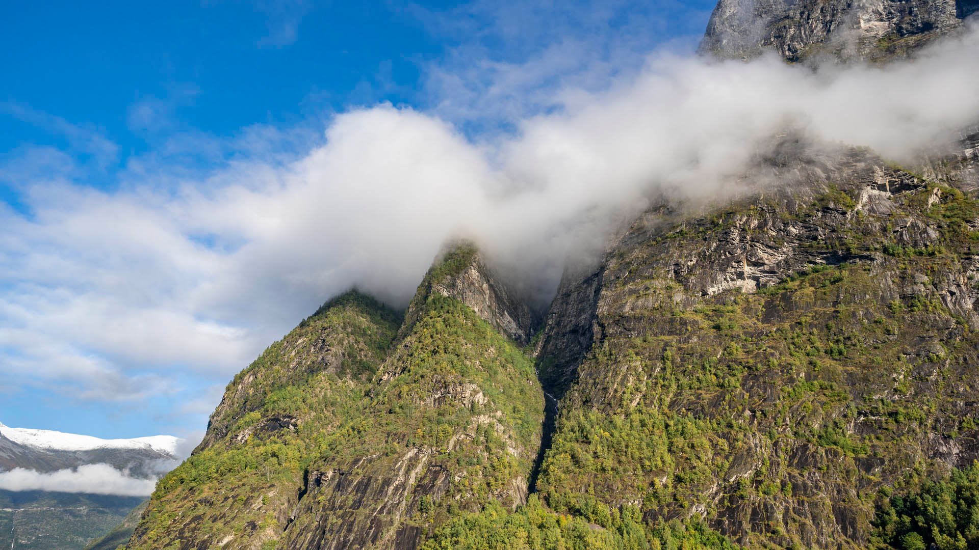 Panoramafahrt mit Blick auf Geiranger