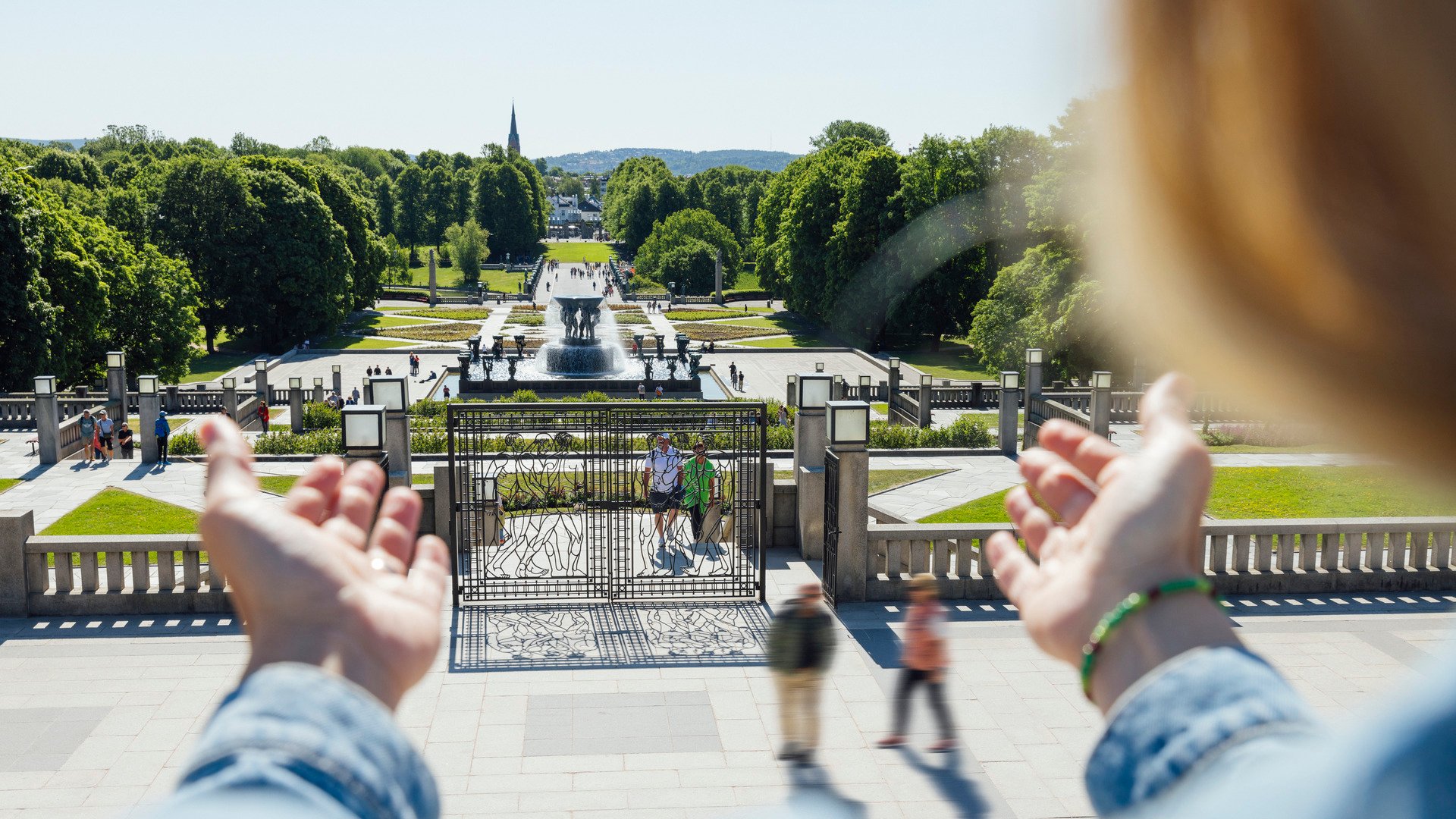 Ausflug Oslo, Vigelandsparken, Vigelandpark, Reisen mit körperlichen Einschränkungen, barrierefrei, AIDAnova, 3.-10.06.2023, Kreuzfahrt, Kreuzschiff, Oslo, Norwegen