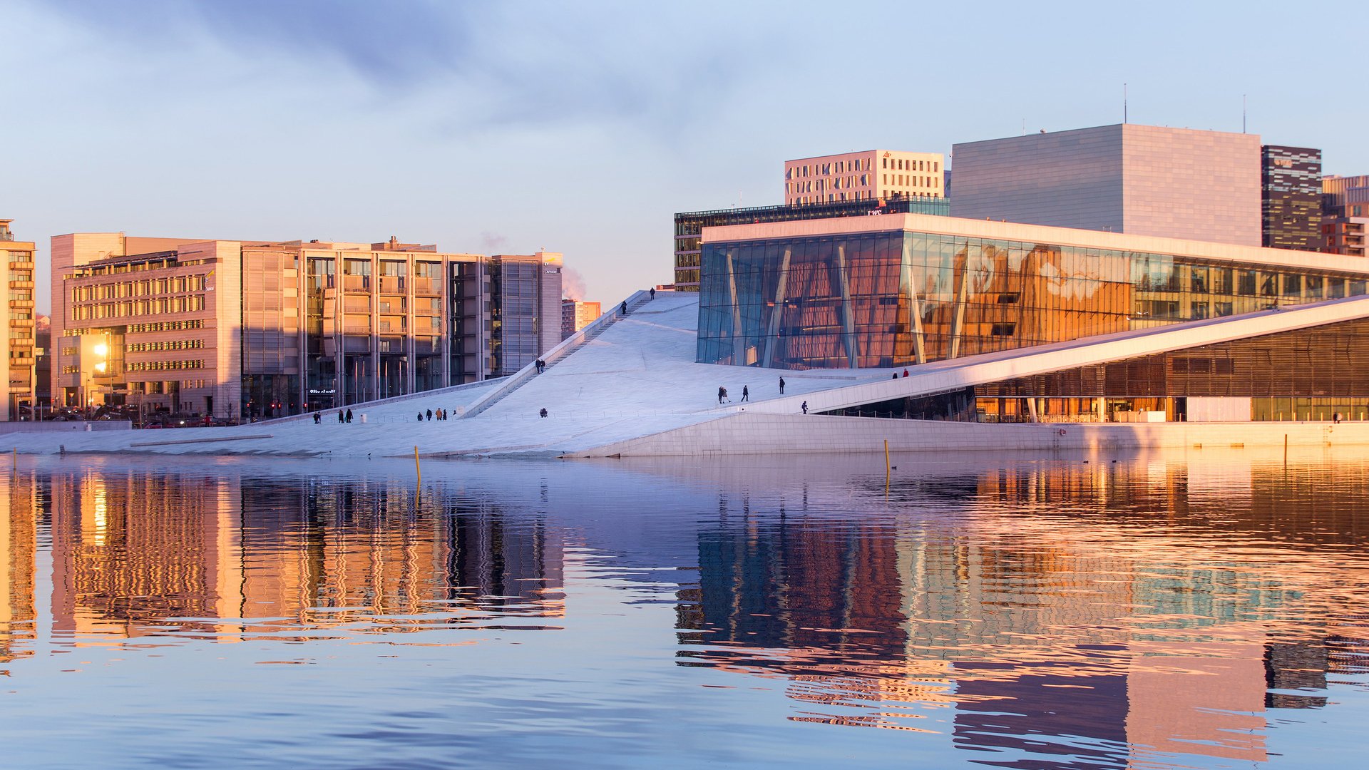 Cityscape of Oslo, Norway.