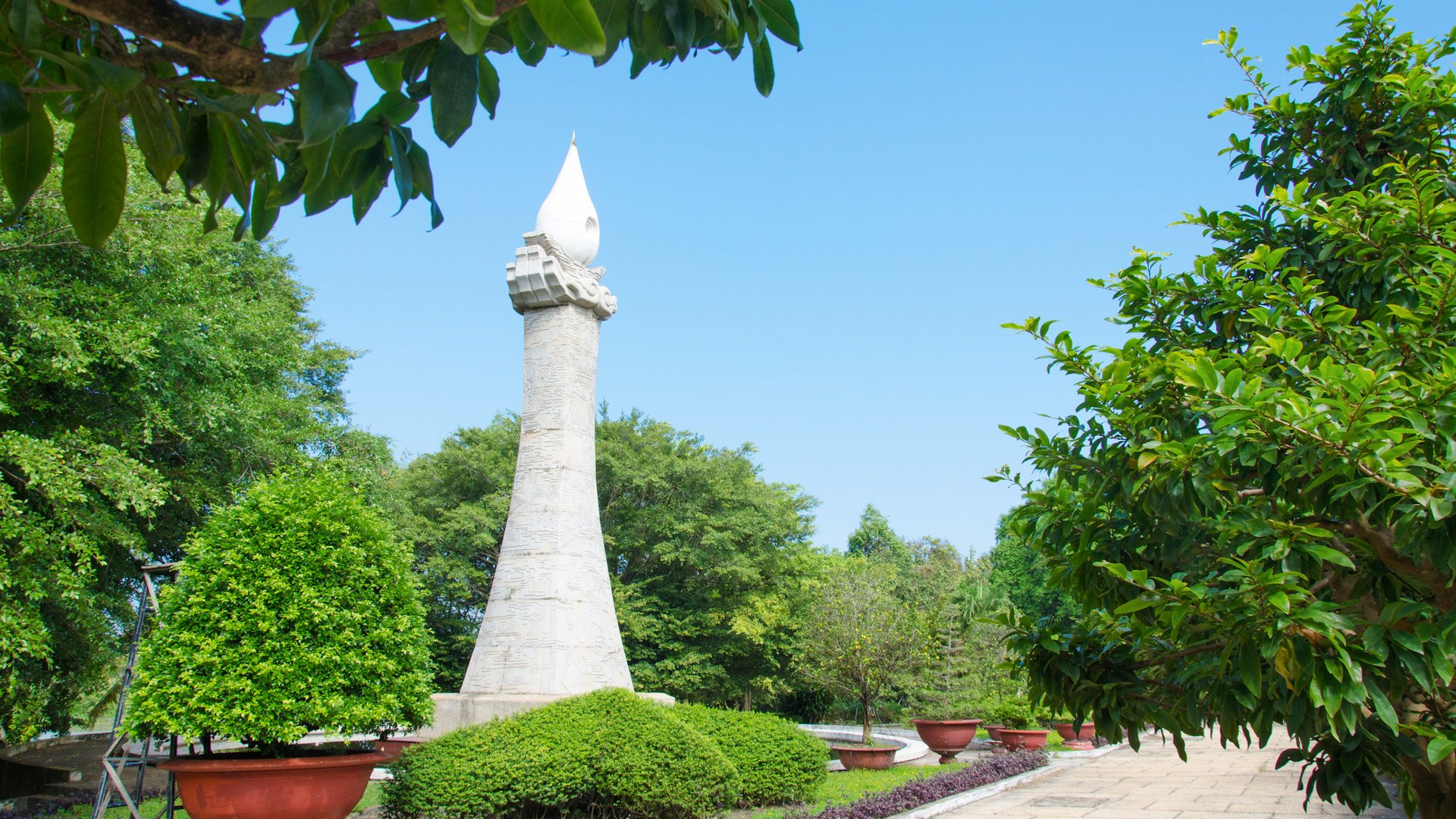 The statue at Ben Duoc temple at Cu Chi, Ho Chi Minh, Vietnam