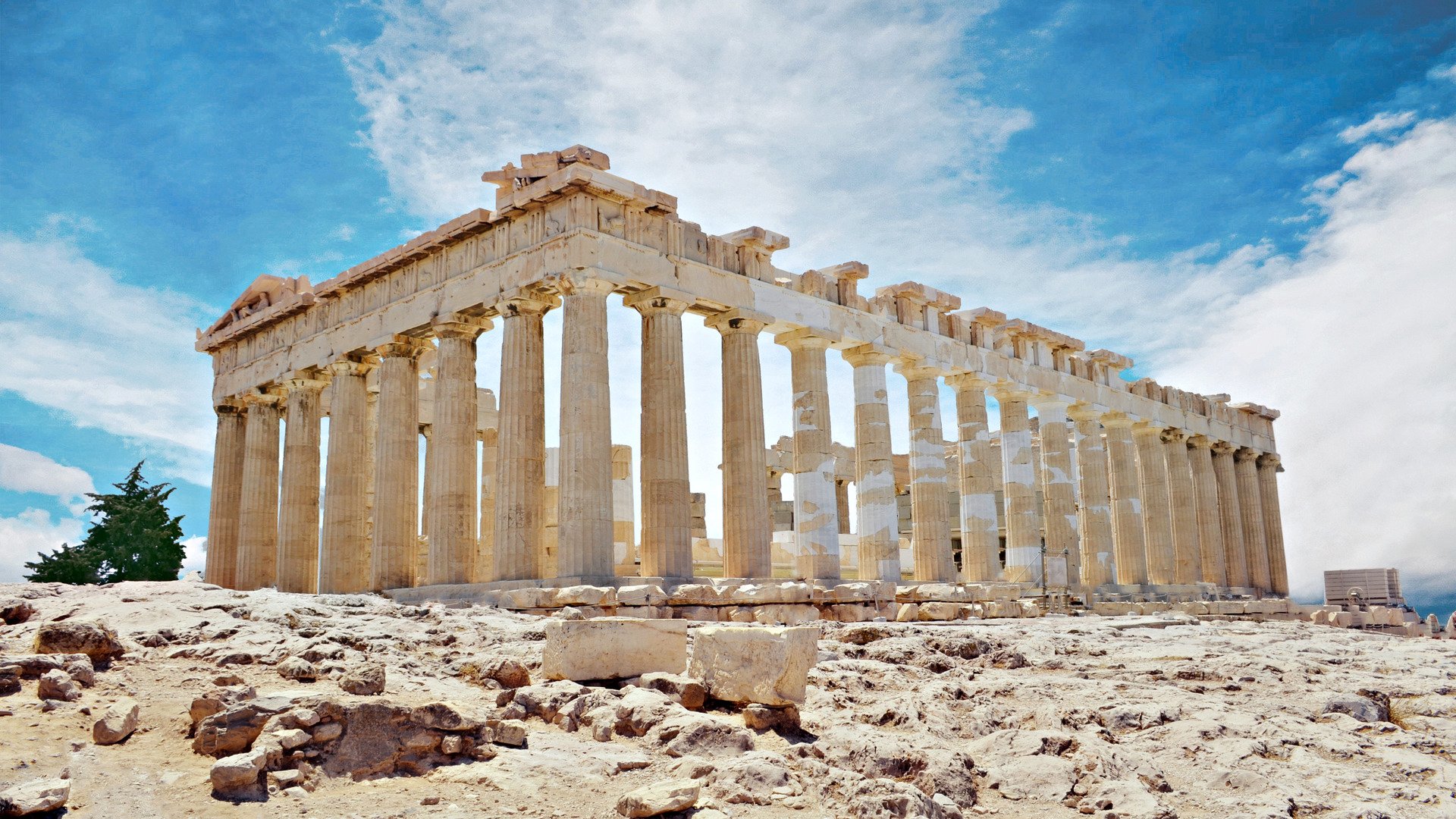 Parthenon temple on the Acropolis in Athens, Greece