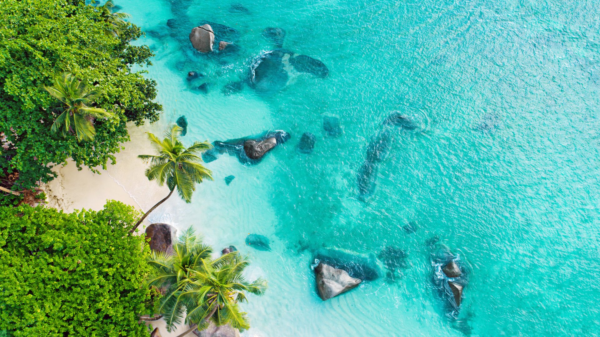 Seychellen aus der Vogelperspektive