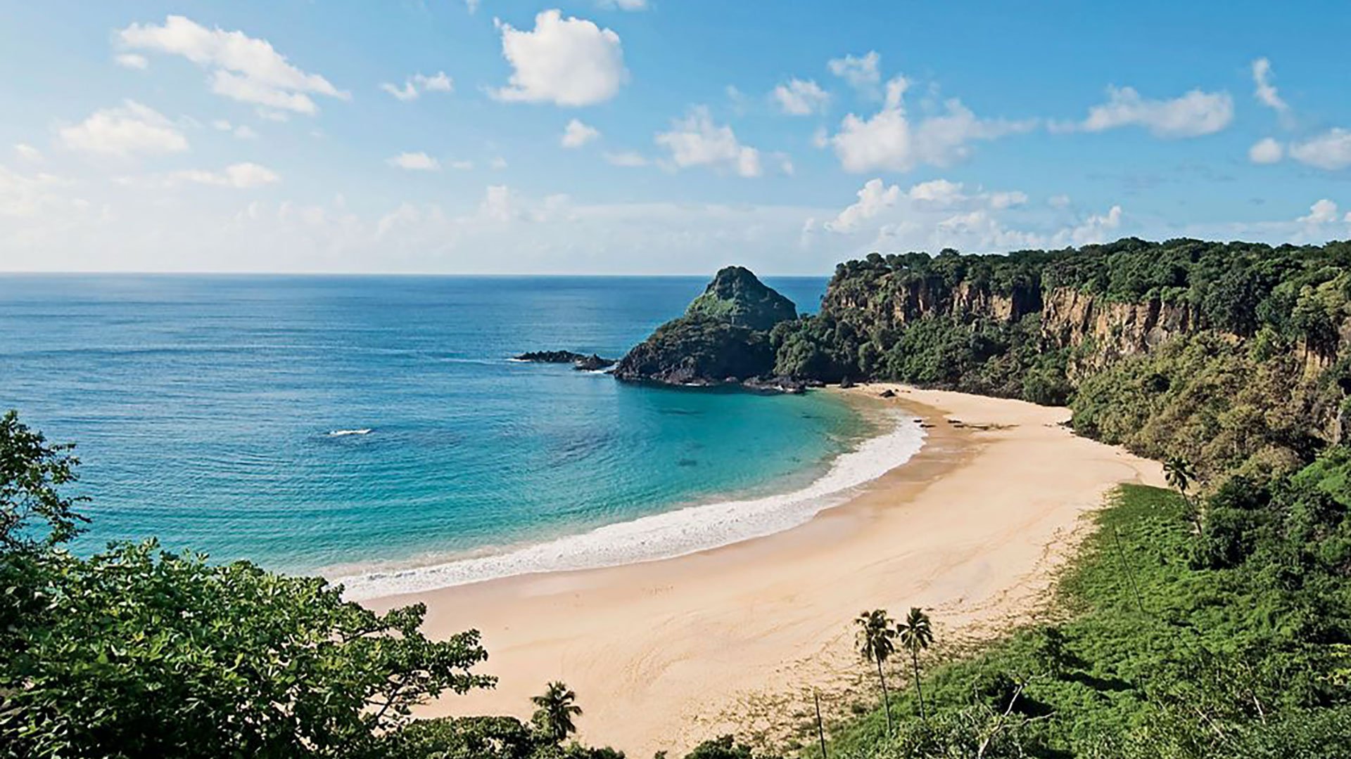 Mit dem Motorboot zum São Francisco Strand