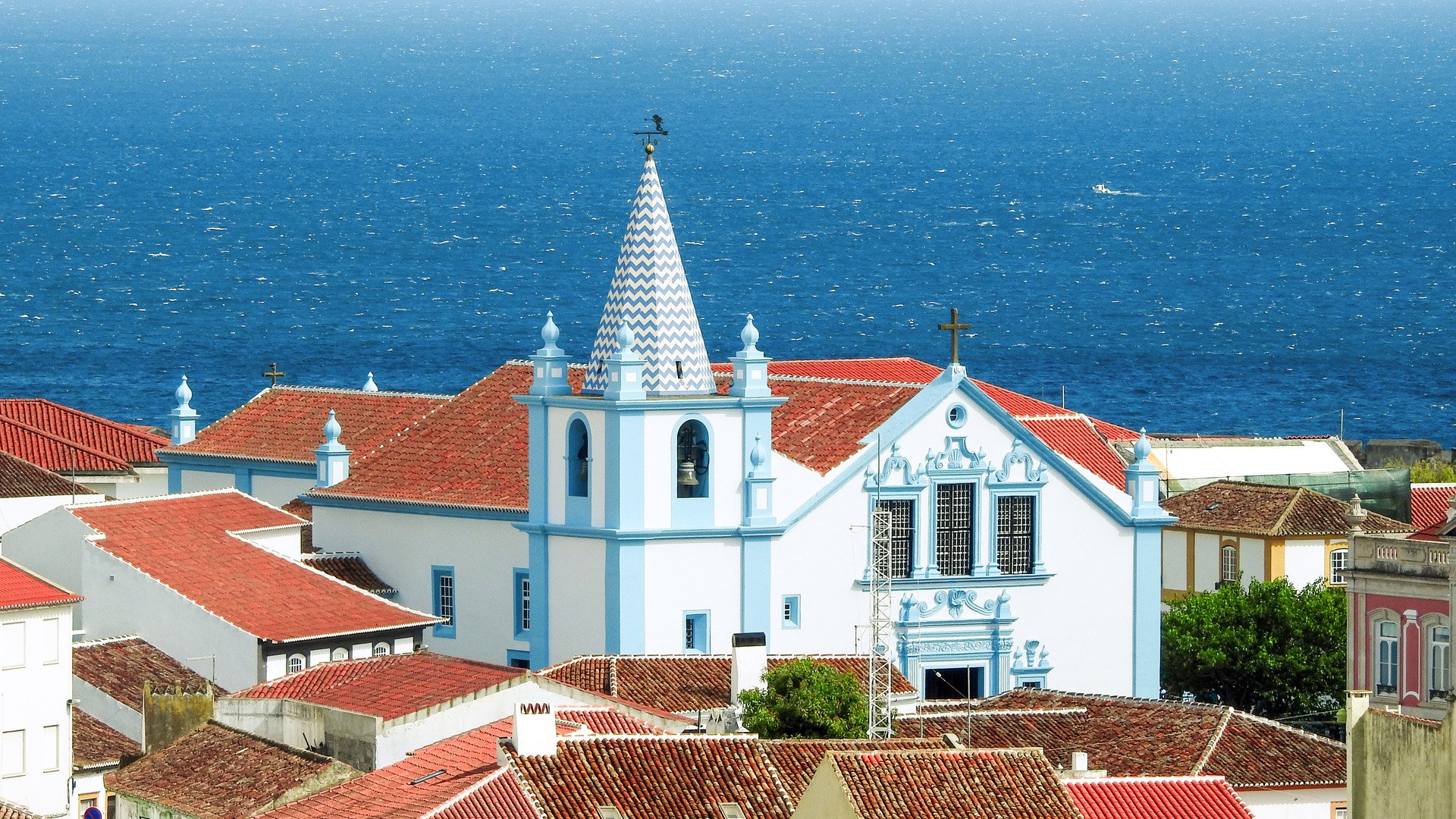 The capital of Terceira island, Azores.