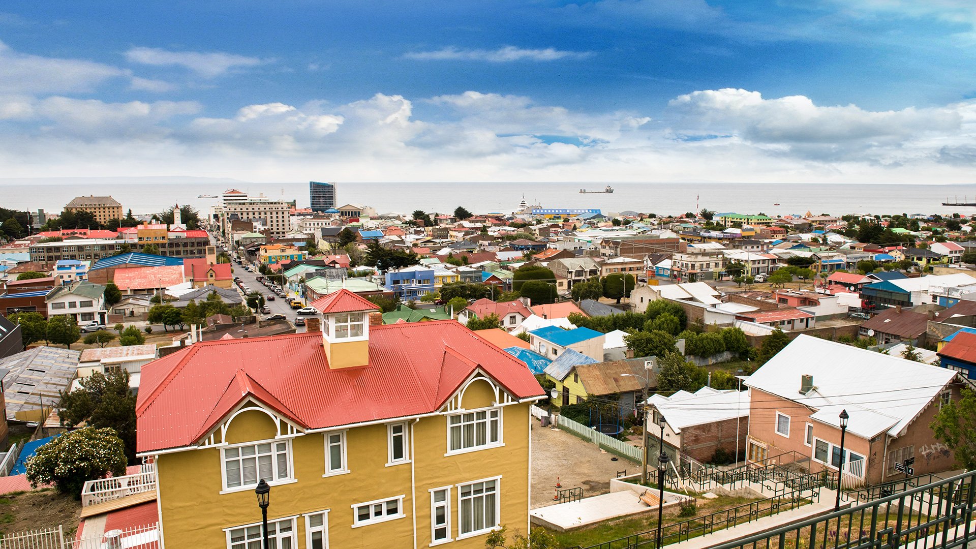 Punta Arenas cityscape, Chile