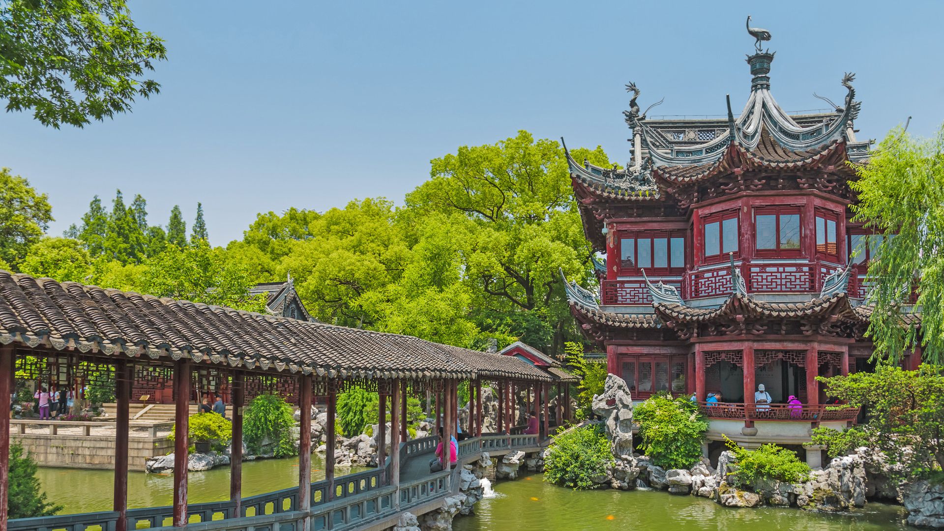 Shanghais Kontraste: Yu-Garten