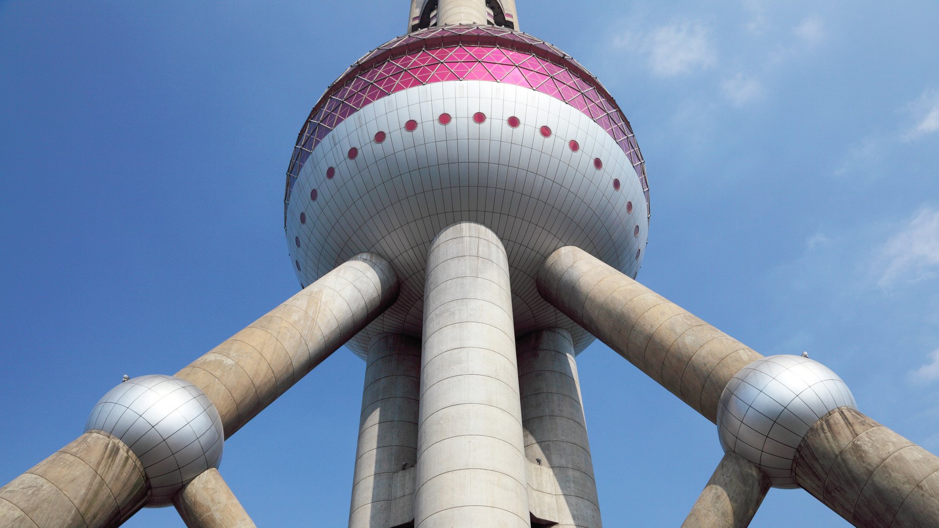 Oriental Pearl Tower in Shanghai, China