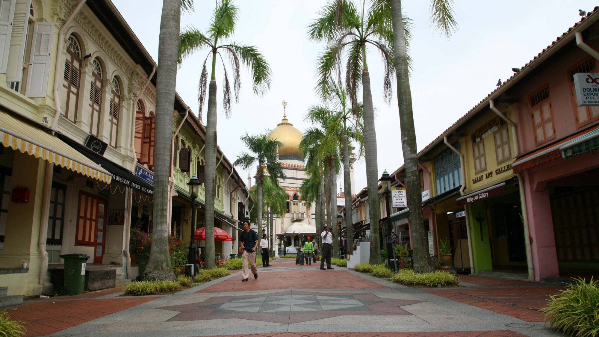 Singapurs charmante Viertel und Orchideengarten
