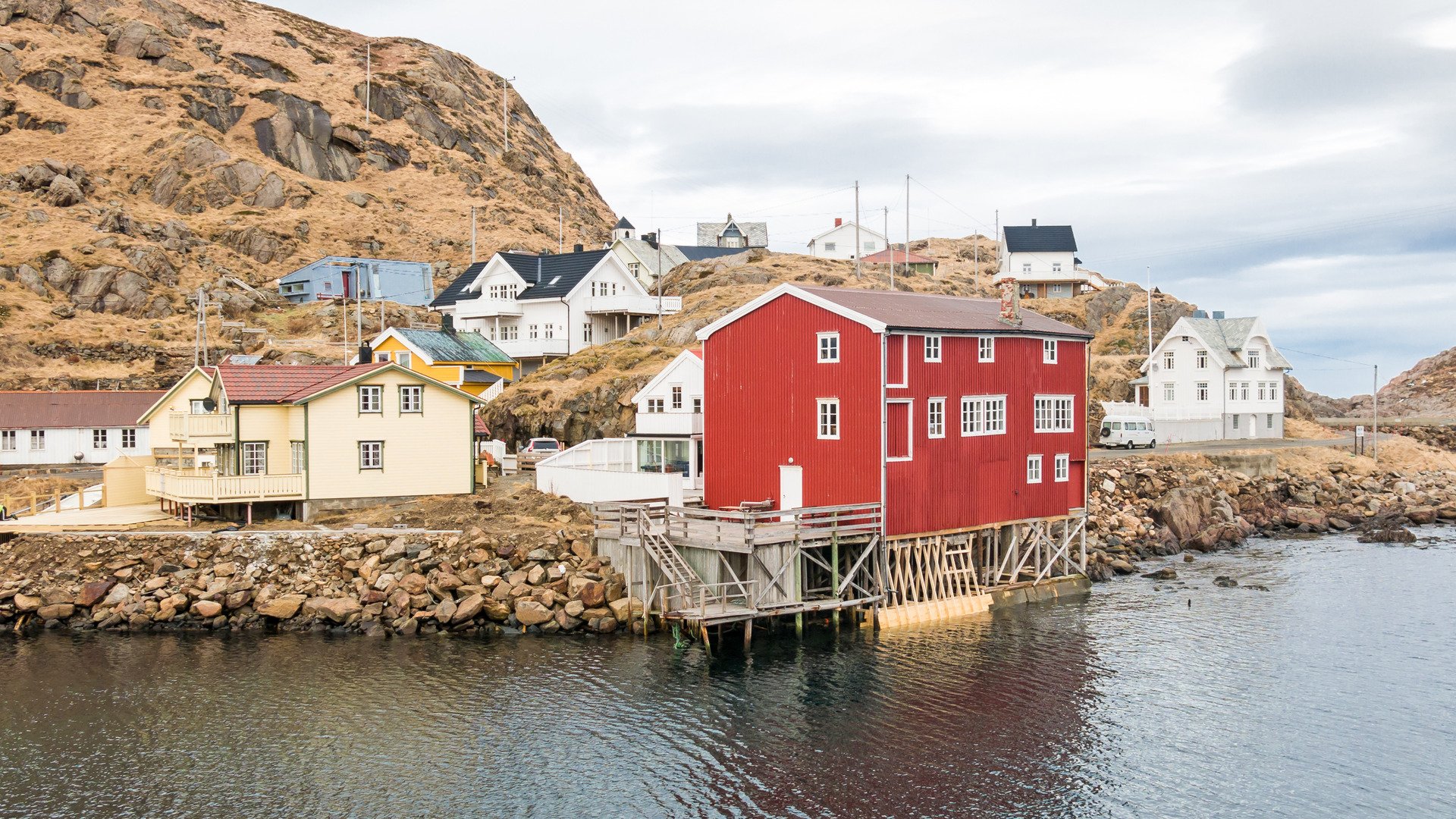 Fishing village Nyksund on Langoya Island - Vesteralen, Norway